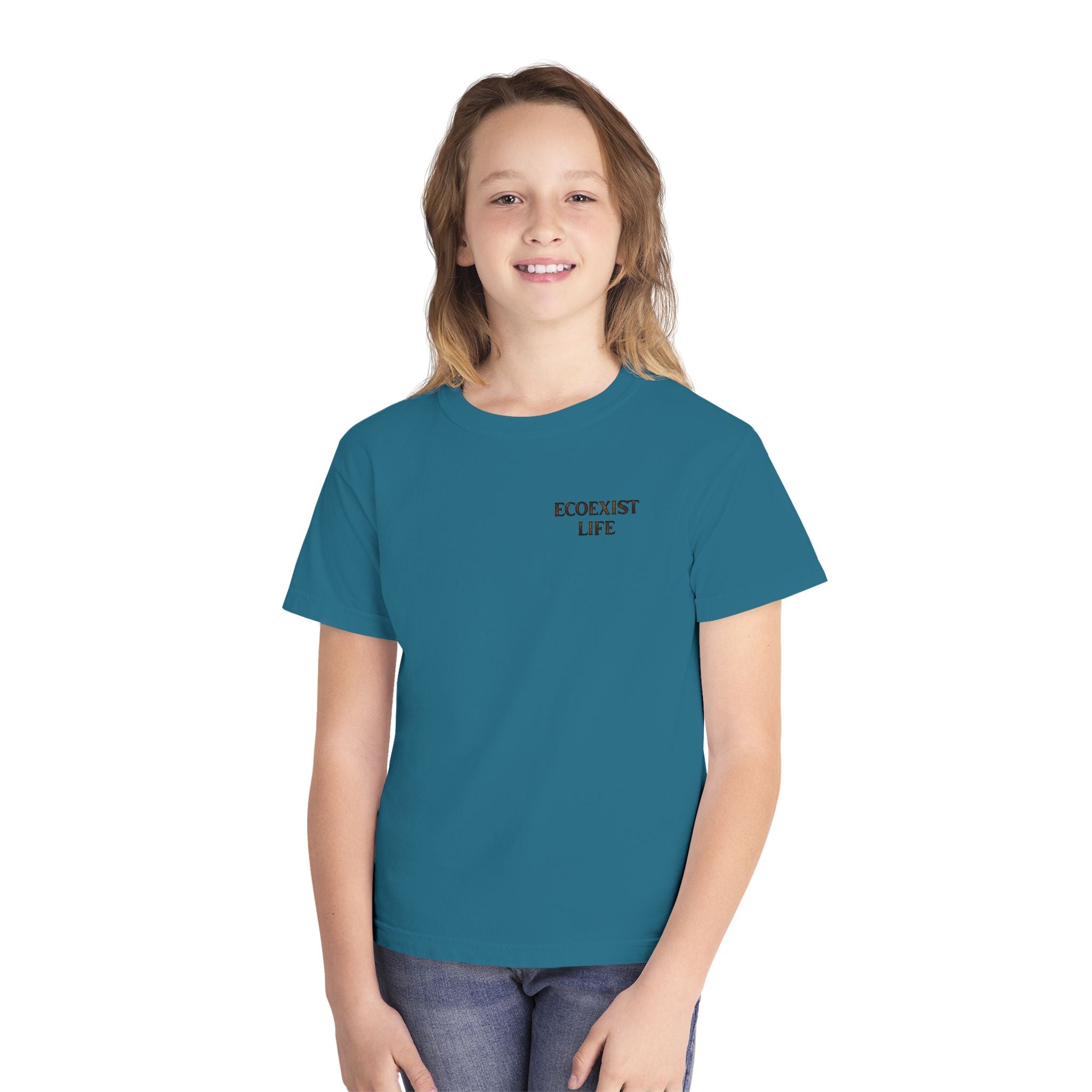 Ecoexist Life Youth Tee — 'Livin' the Wild Life' Pond Graphic