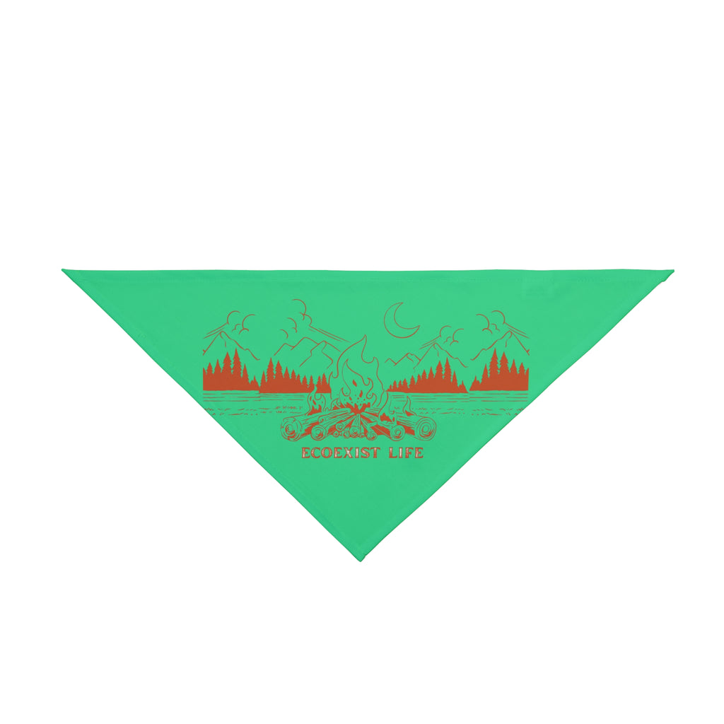 Pet Bandana — Scenic Campfire Dog Bandana-Ecoexist Life