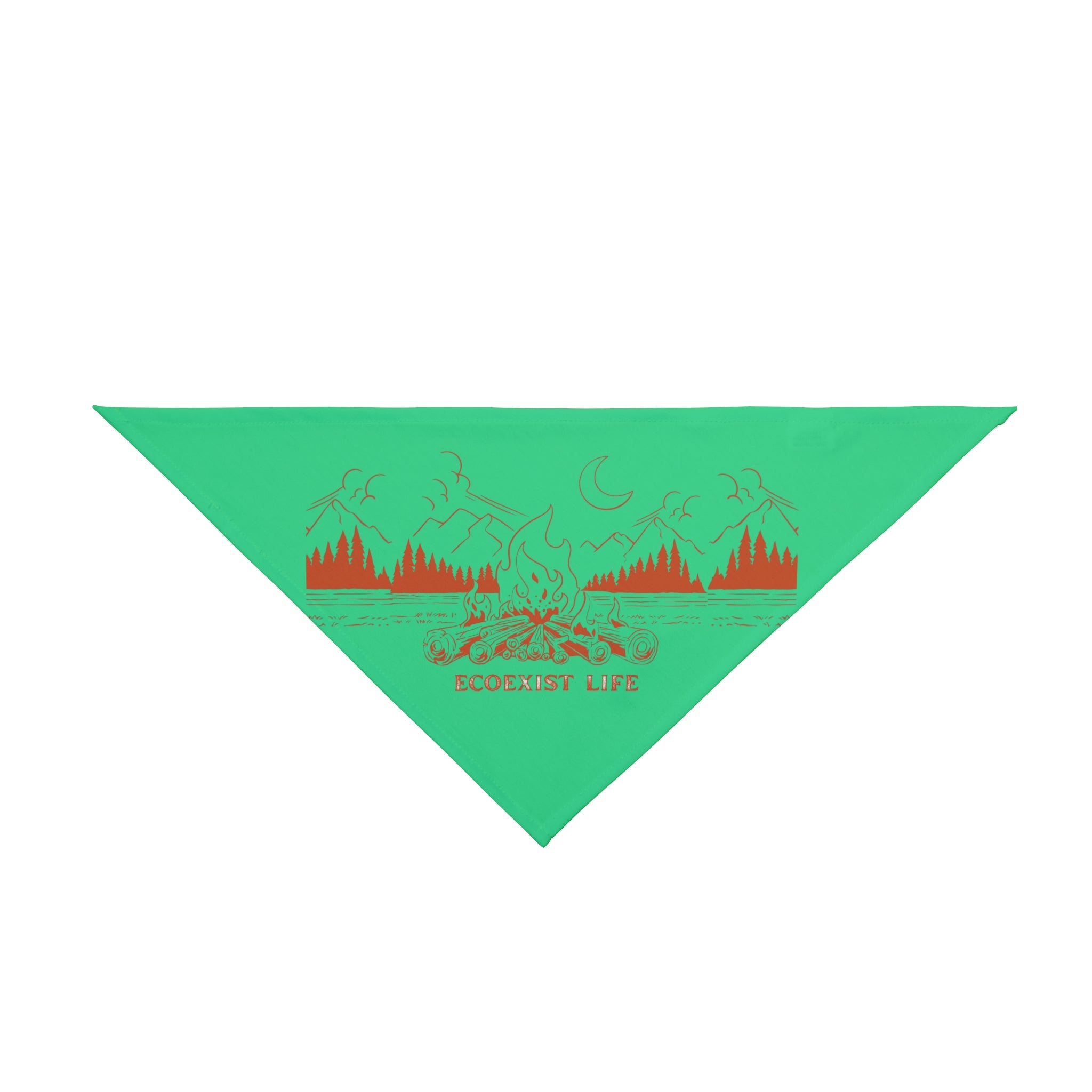 Pet Bandana — Scenic Campfire Dog Bandana-Ecoexist Life