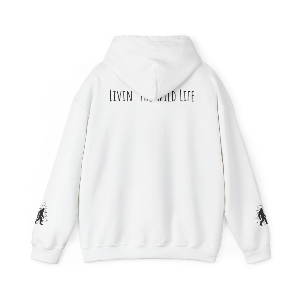 EcoExist Hoodie — "Livin' the Wild Life" Graphic Pullover