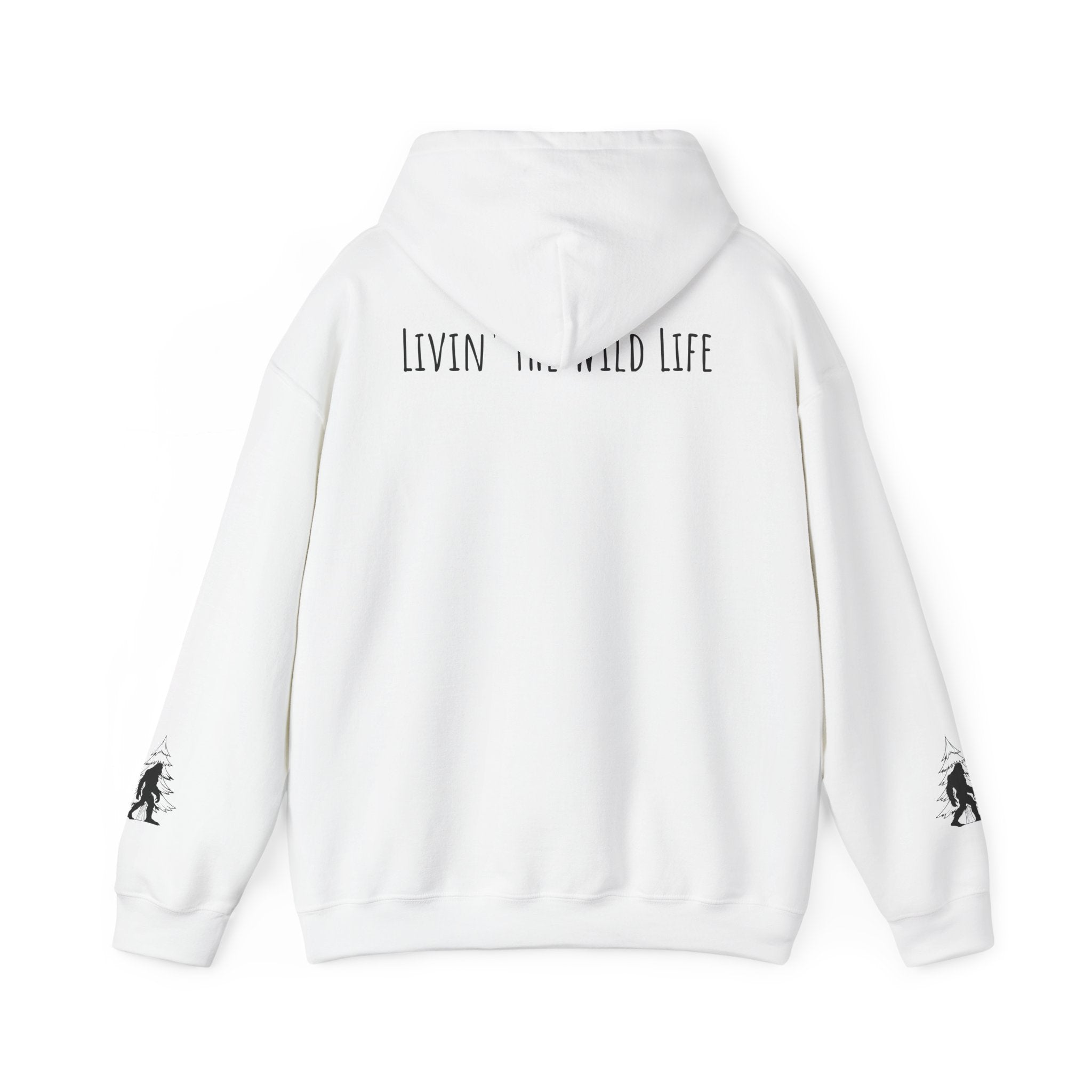 EcoExist Hoodie — "Livin' the Wild Life" Graphic Pullover