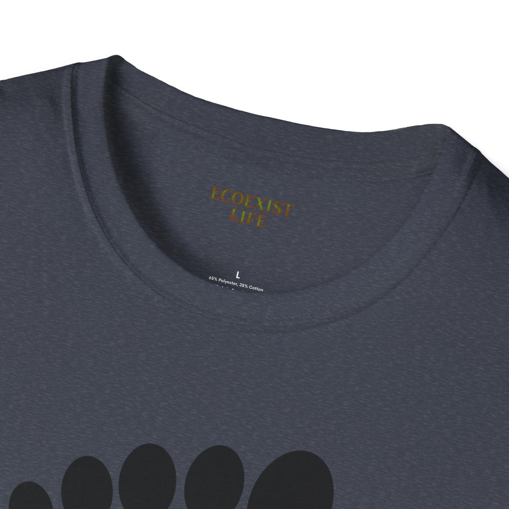 Bigfoot Footprint T‑Shirt – Ecoexist Life Tee