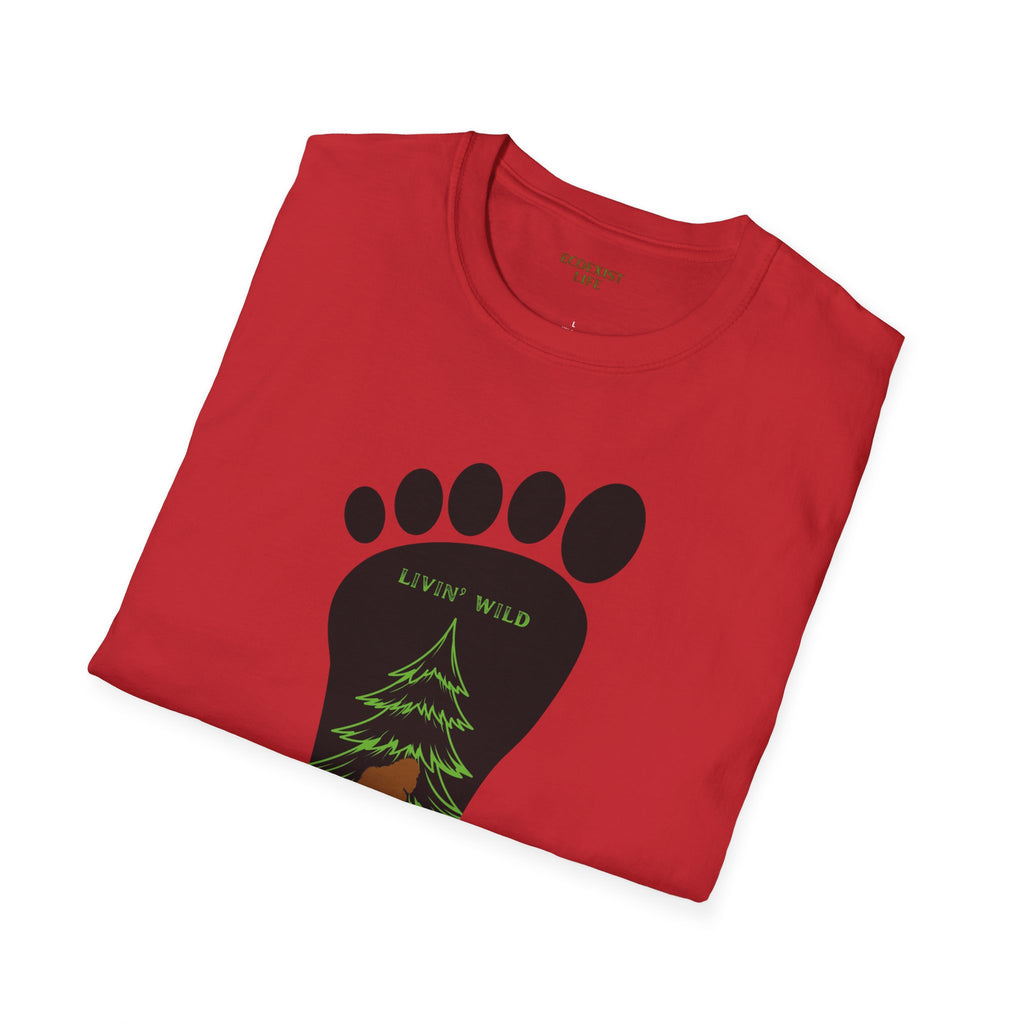 Bigfoot Footprint T‑Shirt – Ecoexist Life Tee