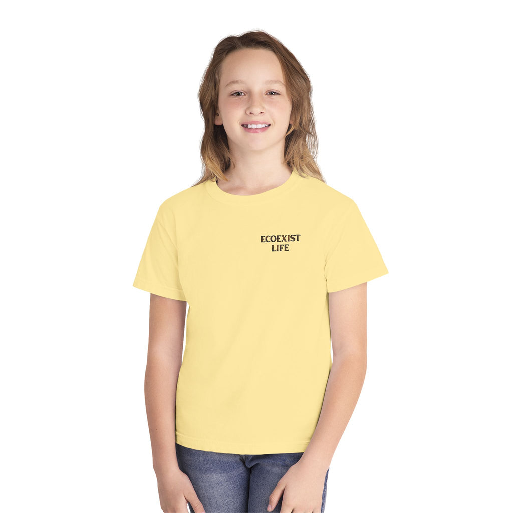Ecoexist Life Youth Tee — 'Livin' the Wild Life' Pond Graphic