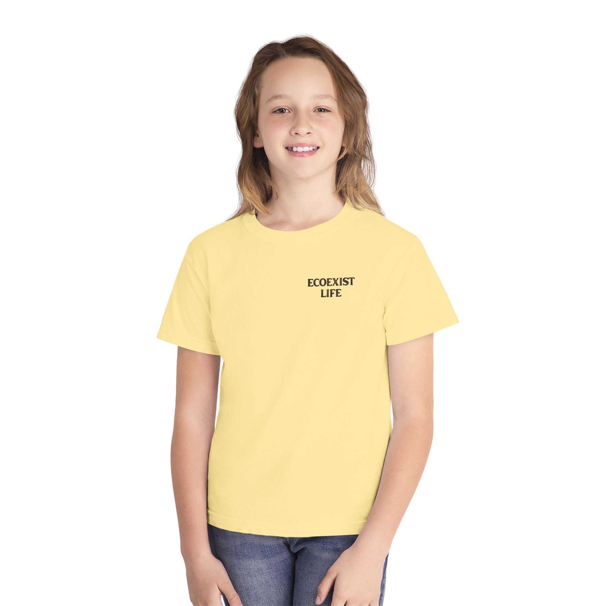 Ecoexist Life Youth Tee — 'Livin' the Wild Life' Pond Graphic