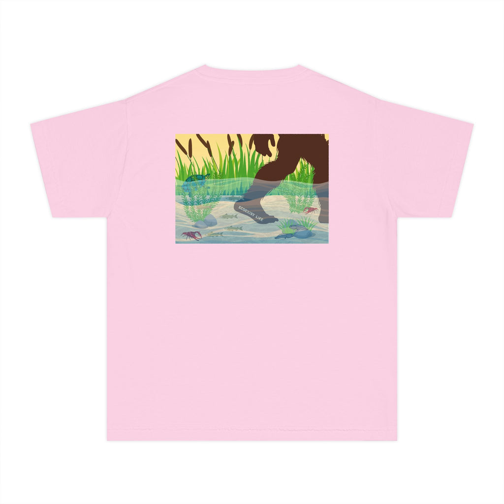 Ecoexist Life Youth Tee — 'Livin' the Wild Life' Pond Graphic