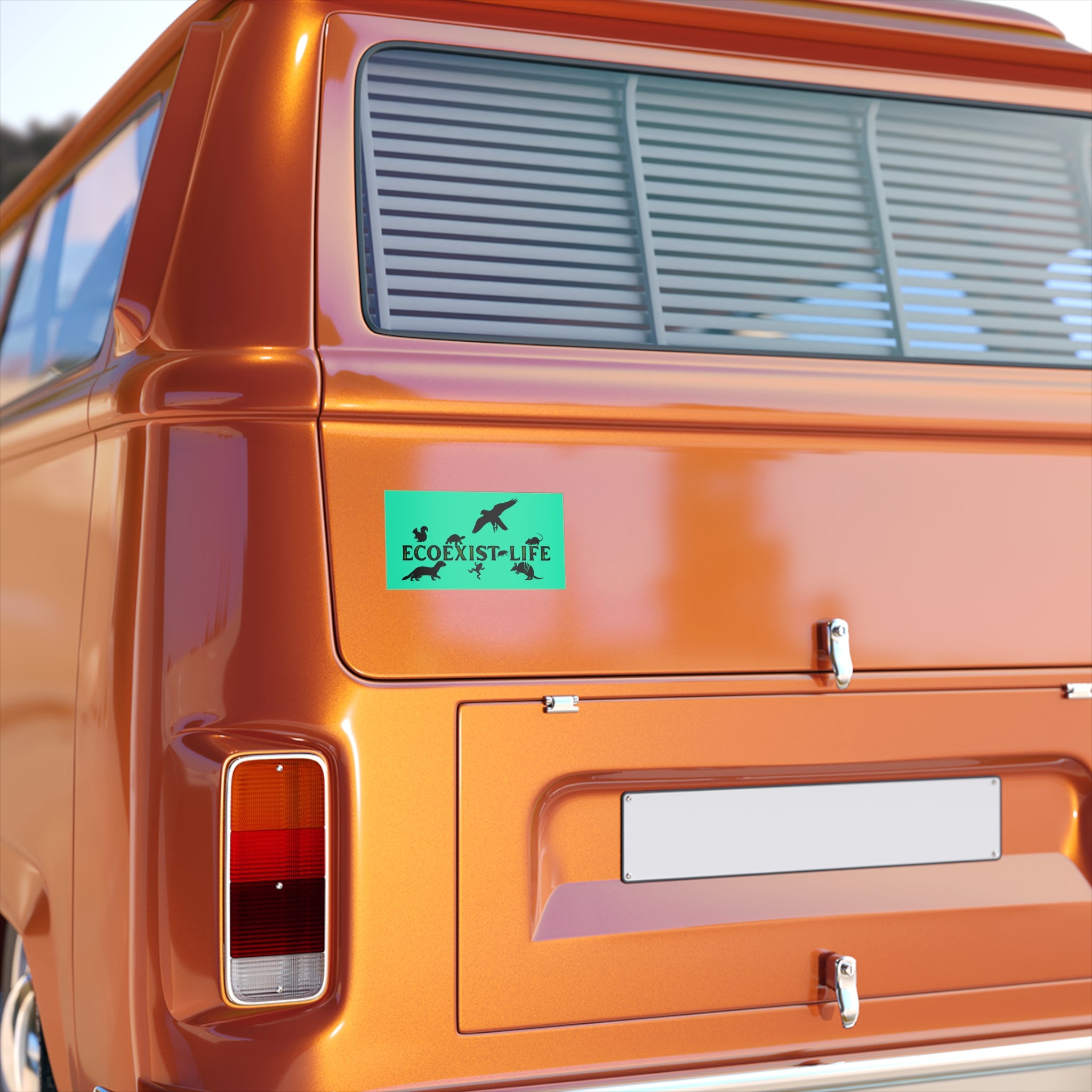 Ecoexist Life Bumper Sticker — Wildlife Conservation Decal