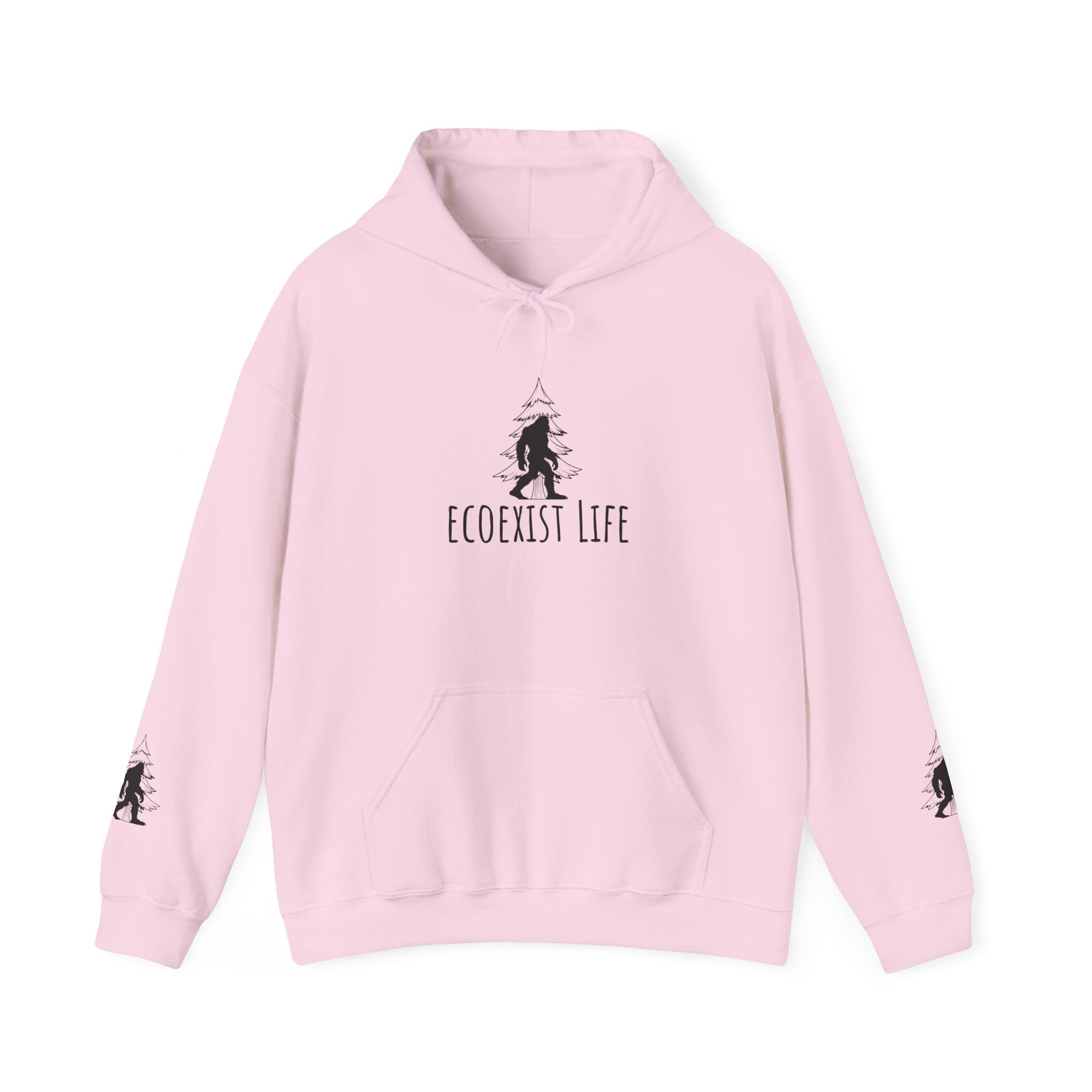 EcoExist Hoodie — "Livin' the Wild Life" Graphic Pullover