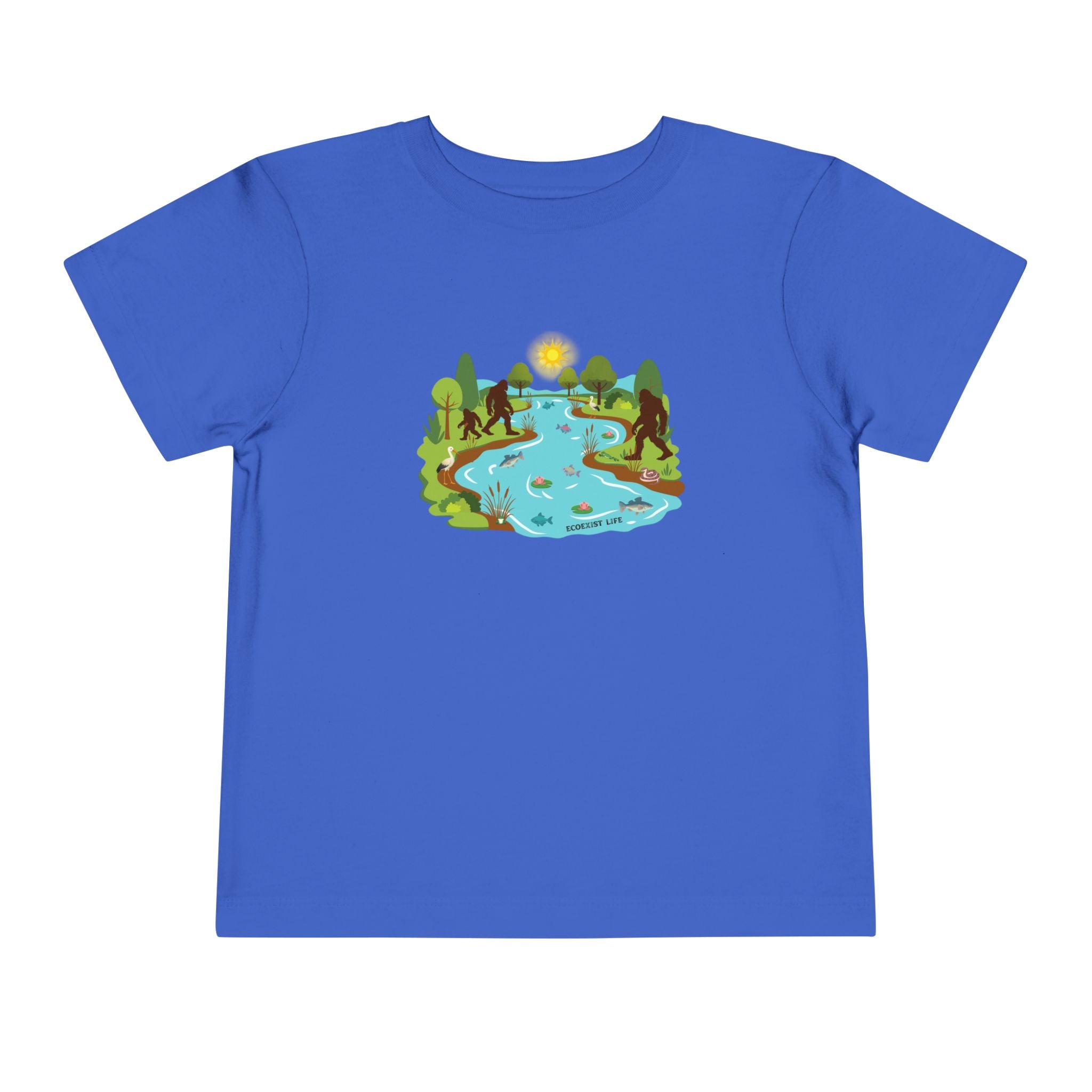 Ecoexist Life Toddler Tee — Livin' the Wild Life River Adventure