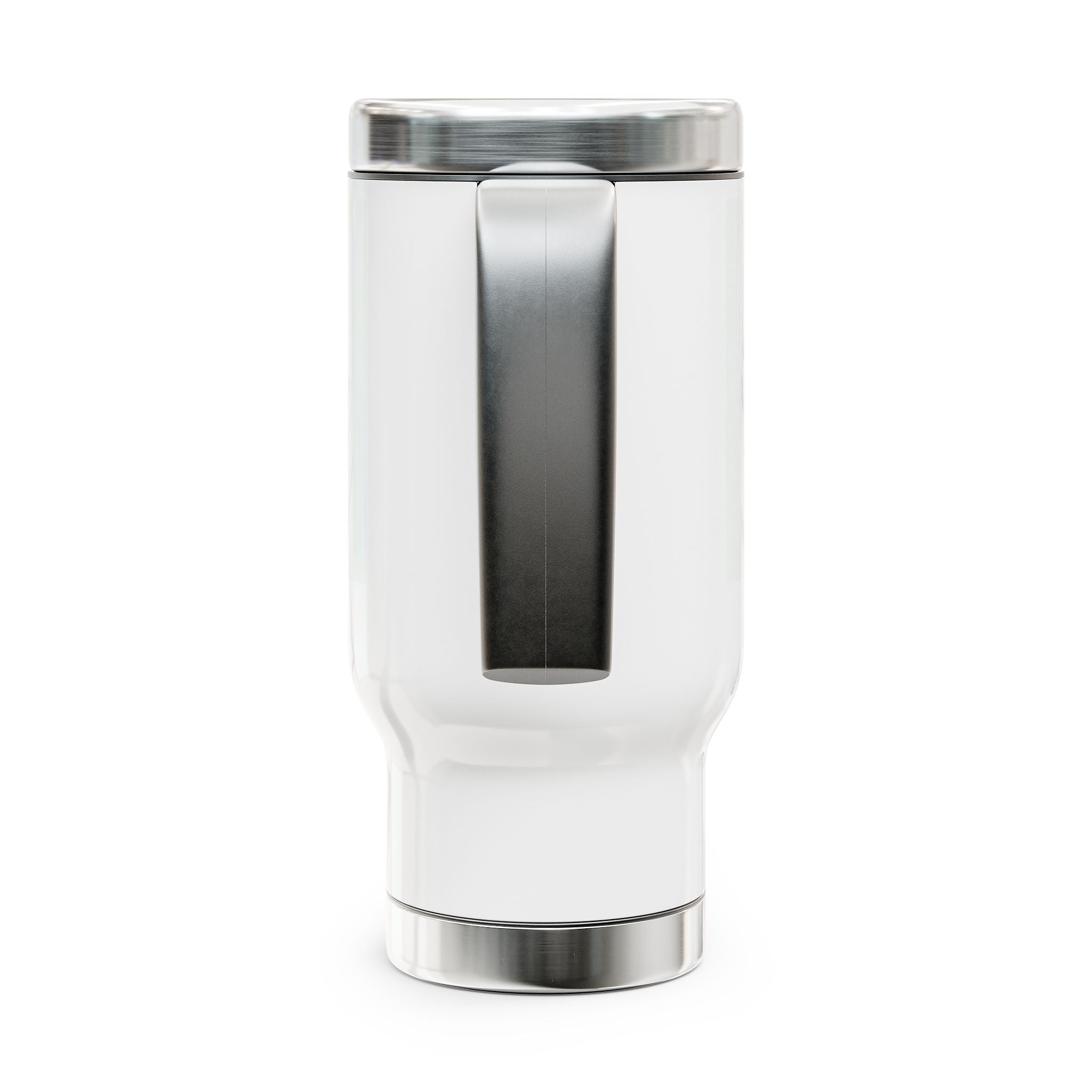 Ecoexist Life Travel Mug — Beach Sunset 'Follow Me and Live Wild' Stainless Steel 14oz