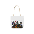 Ecoexist Life Canvas Tote — Forest Sasquatch Design with Wildlife Silhouettes-Ecoexist