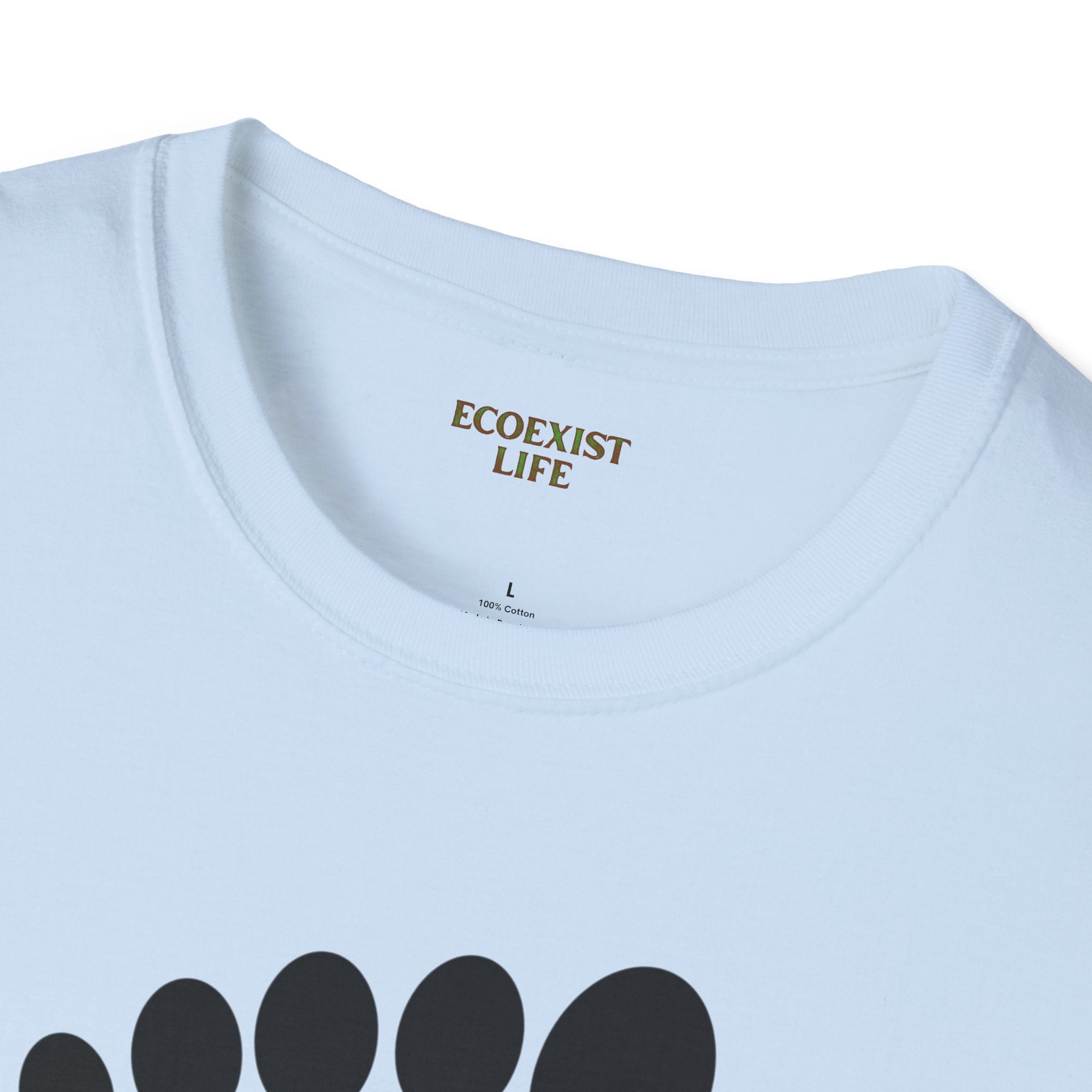 Bigfoot Footprint T‑Shirt – Ecoexist Life Tee