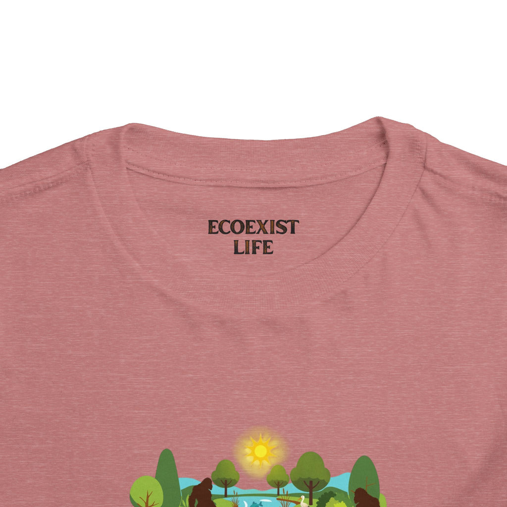 Ecoexist Life Toddler Tee — Livin' the Wild Life River Adventure
