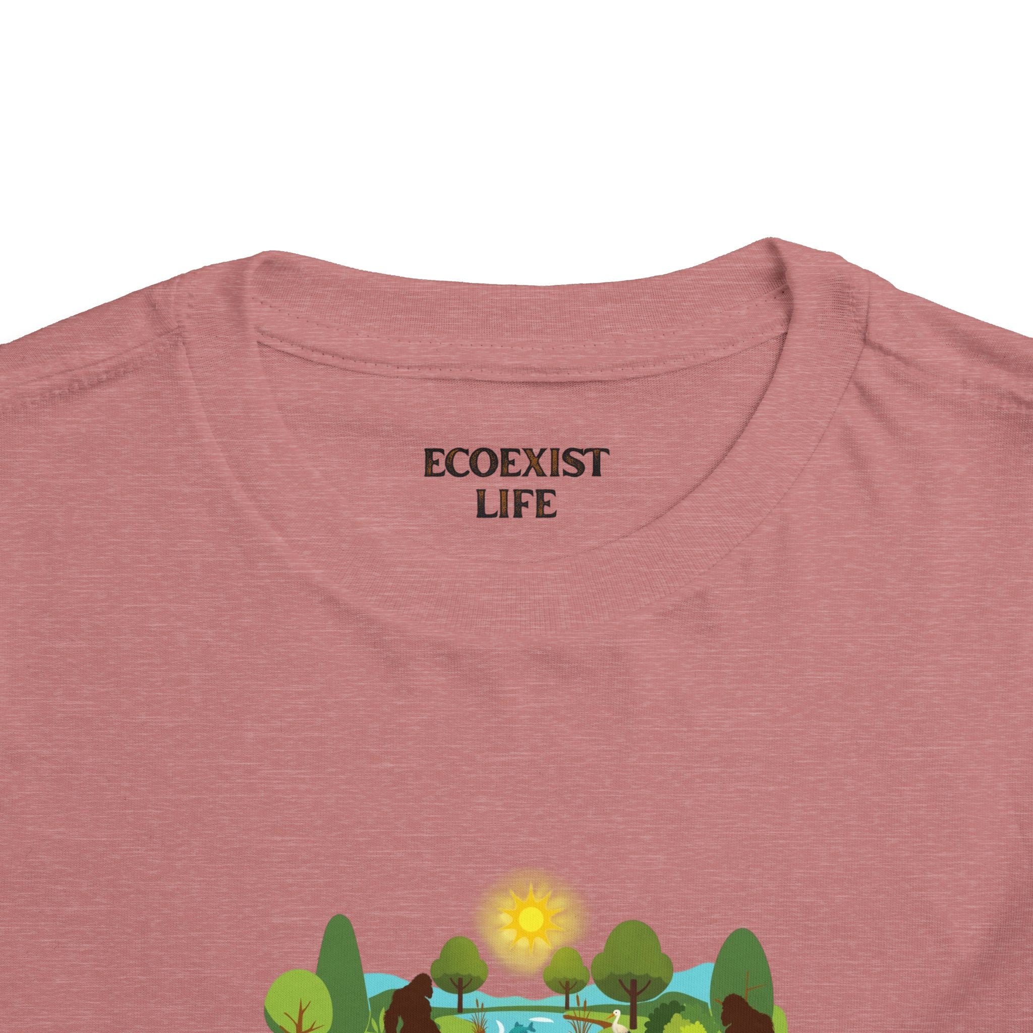 Ecoexist Life Toddler Tee — Livin' the Wild Life River Adventure