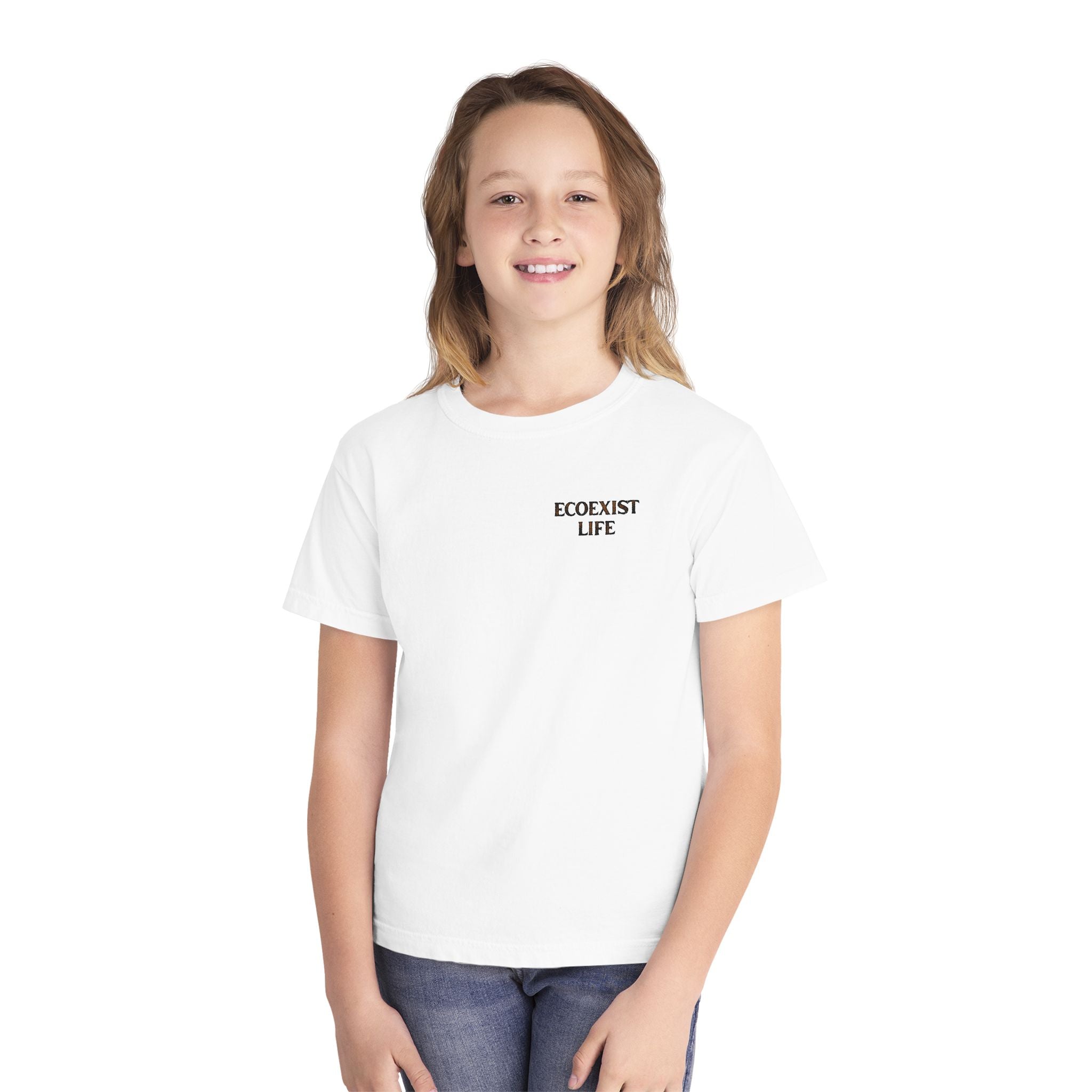 Ecoexist Life Youth Tee — 'Livin' the Wild Life' Pond Graphic