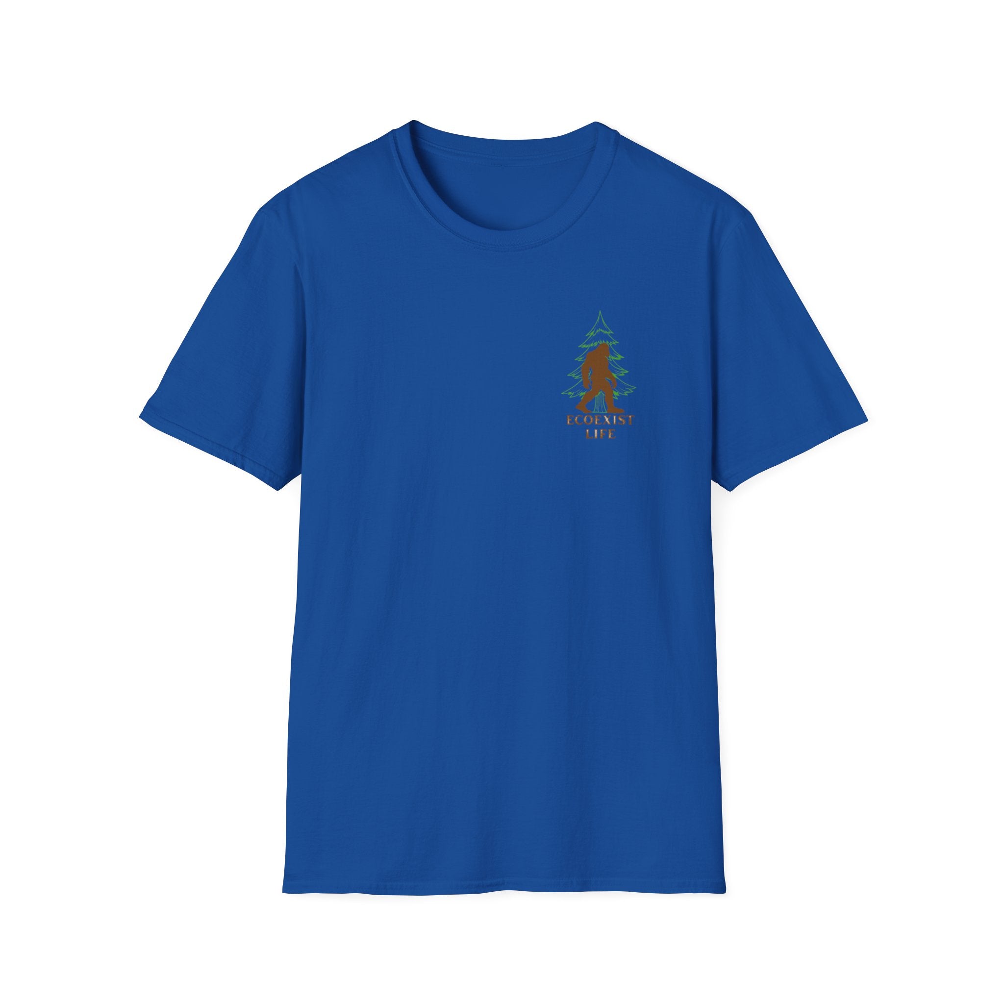 Ecoexist Sasquatch T‑Shirt — Nature Lover Bigfoot Graphic Tee
