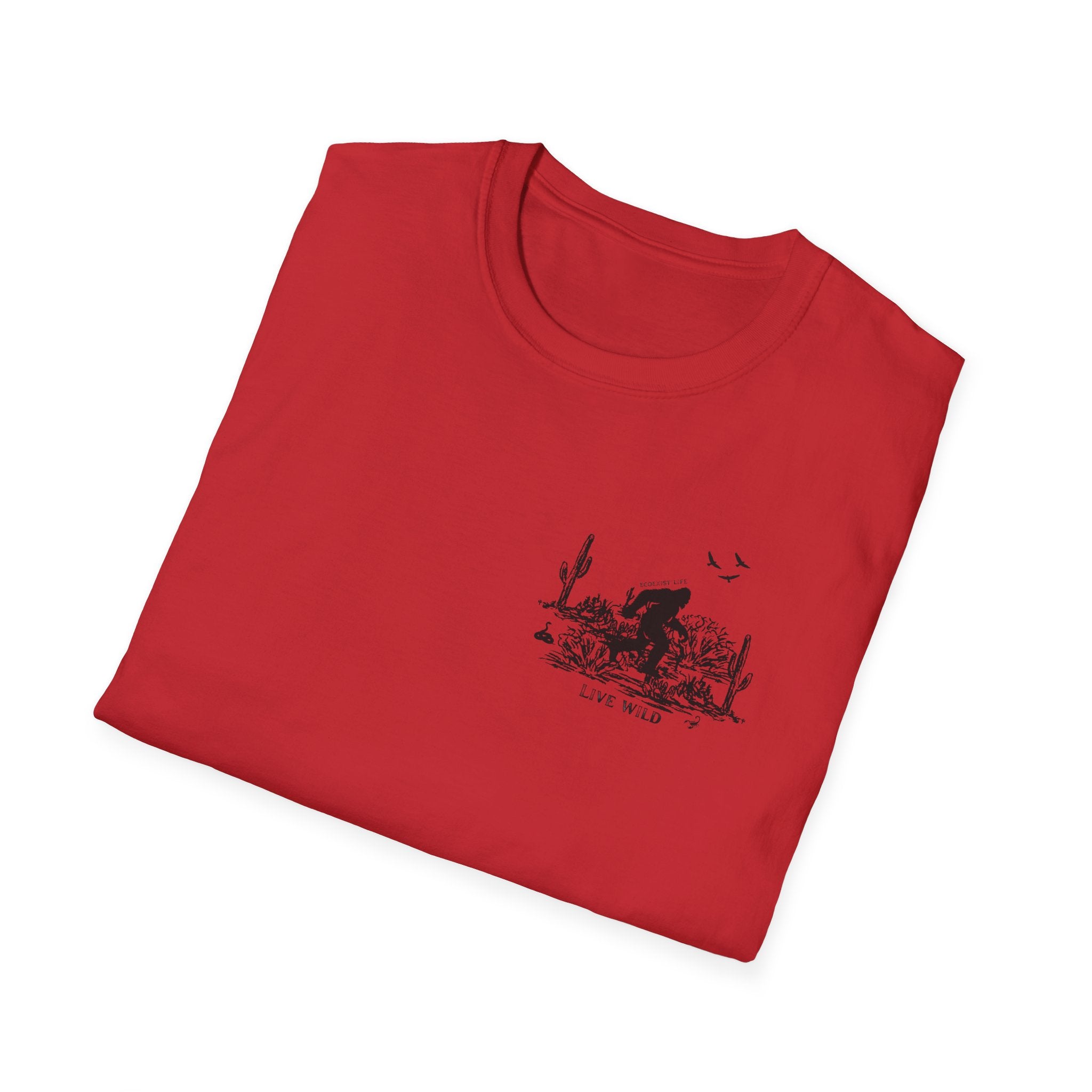 T‑Shirt — Desert Sasquatch Graphic Tee; ecoexist