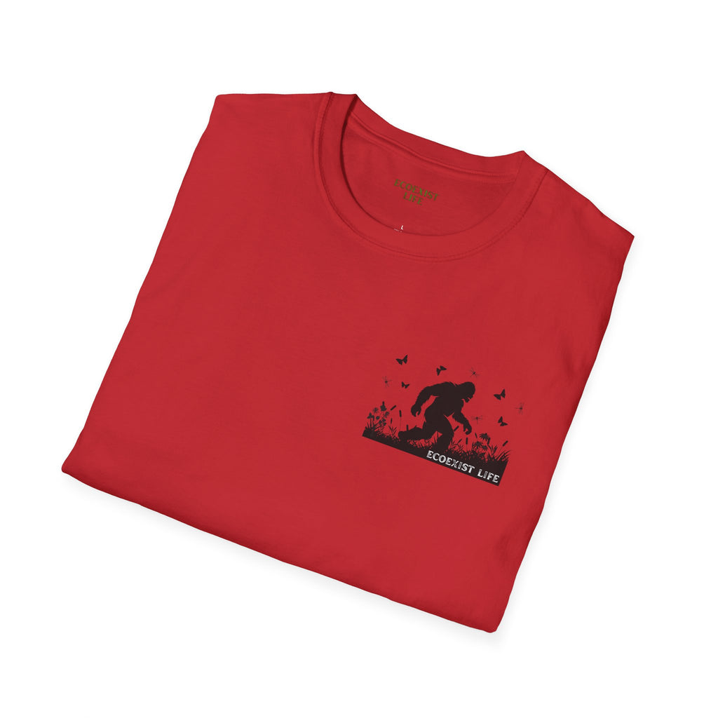 Bigfoot Silhouette T-Shirt — Sasquatch Forest Adventure Tee
