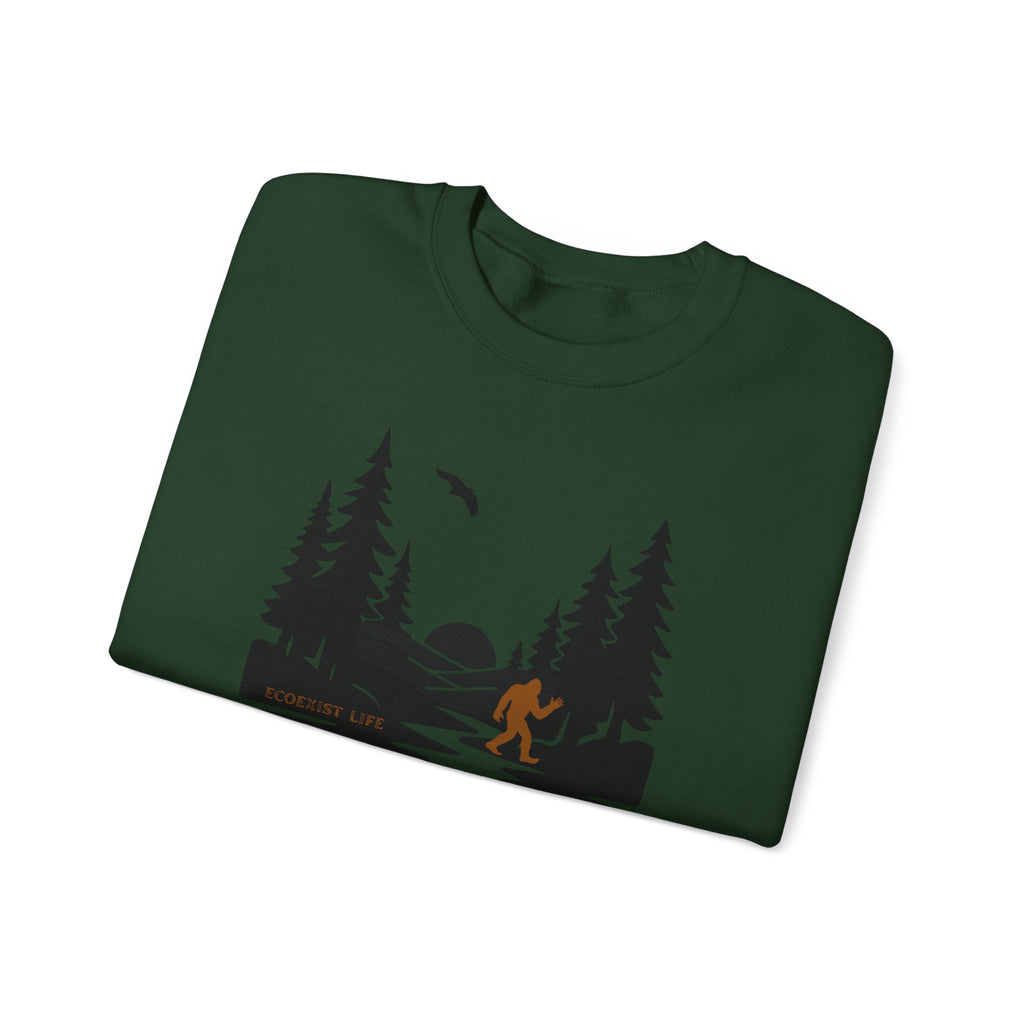 Wildlife Lake Scene Sweatshirt — Livin the Wild Life Crewneck-Ecoexist Life