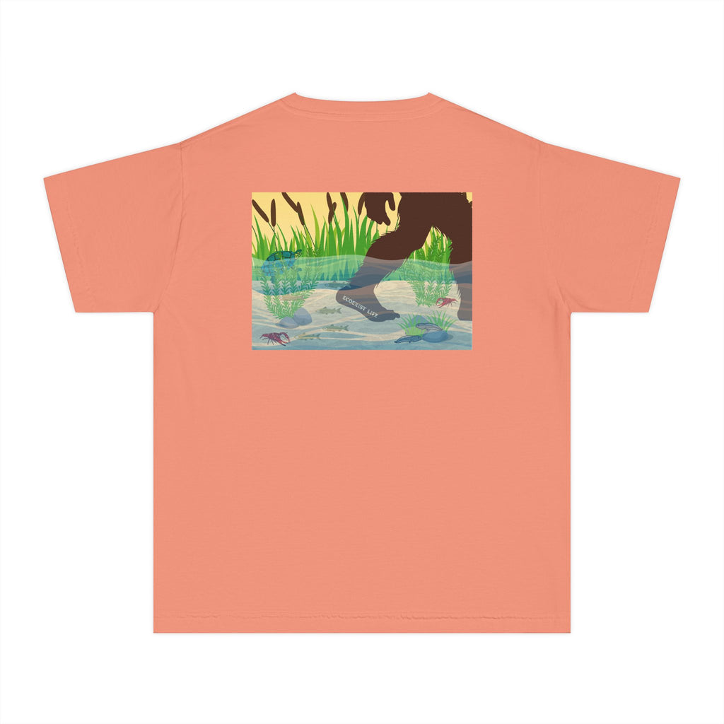 Ecoexist Life Youth Tee — 'Livin' the Wild Life' Pond Graphic
