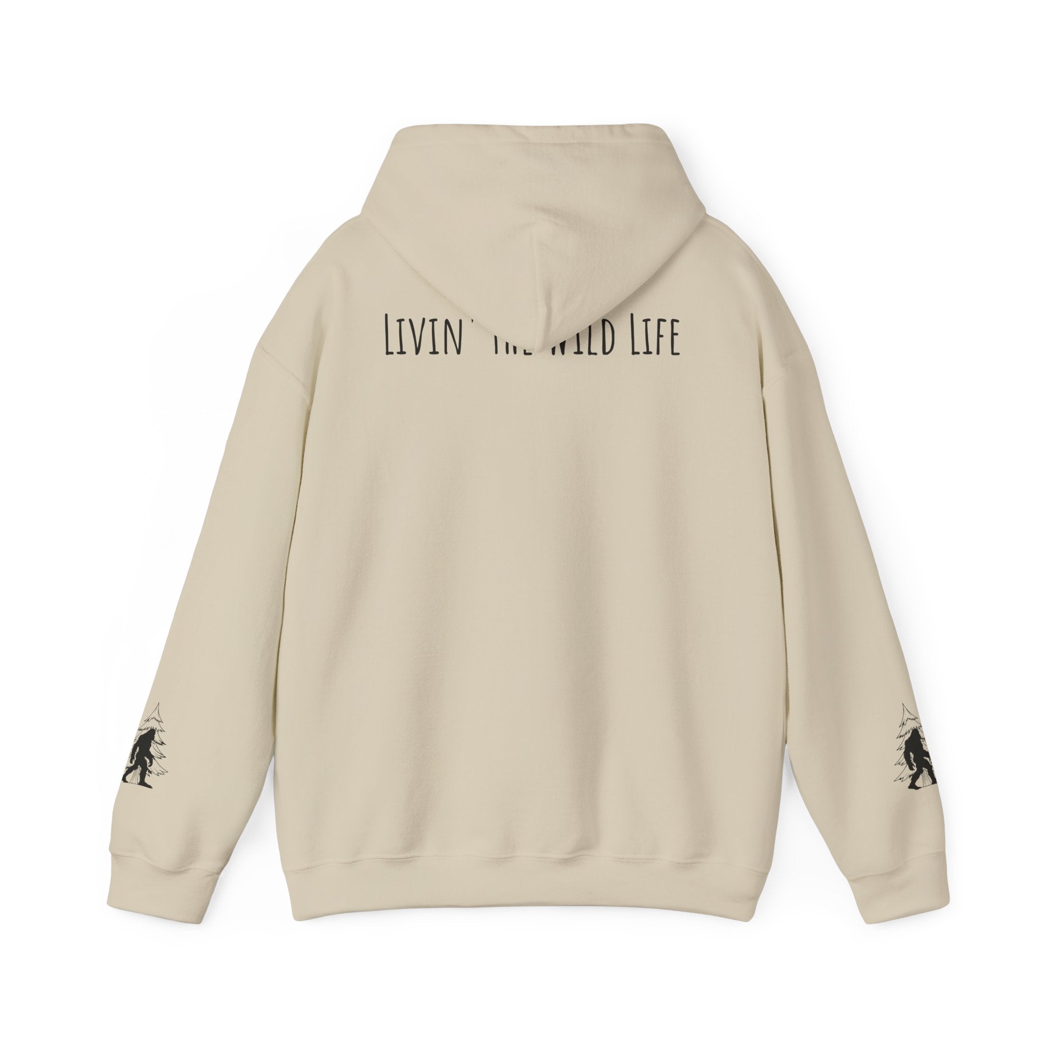 EcoExist Hoodie — "Livin' the Wild Life" Graphic Pullover
