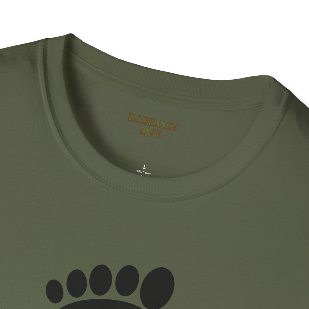Bigfoot Footprint T‑Shirt – 'I Believe' Forest Sasquatch Tee