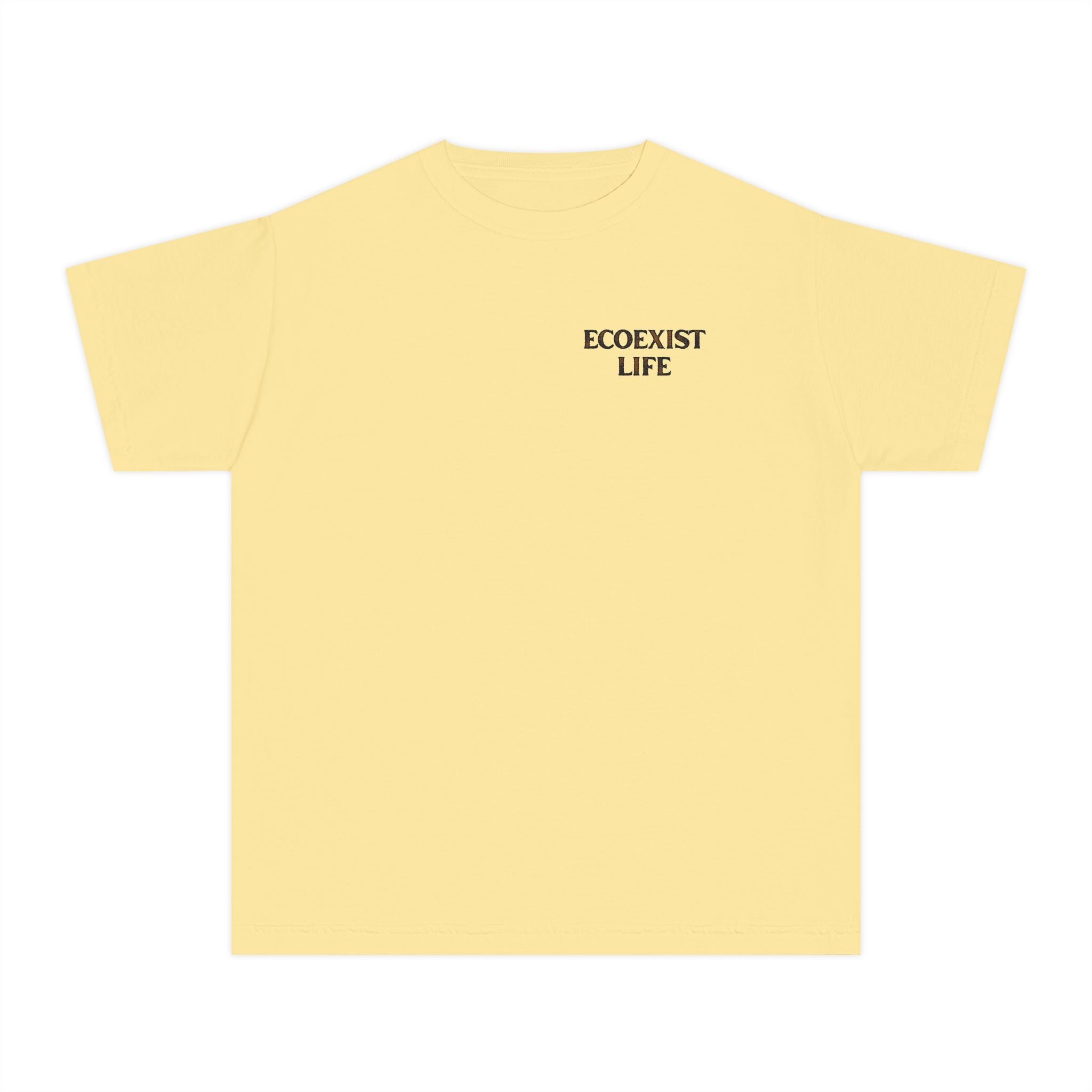 Ecoexist Life Youth Tee — 'Livin' the Wild Life' Pond Graphic