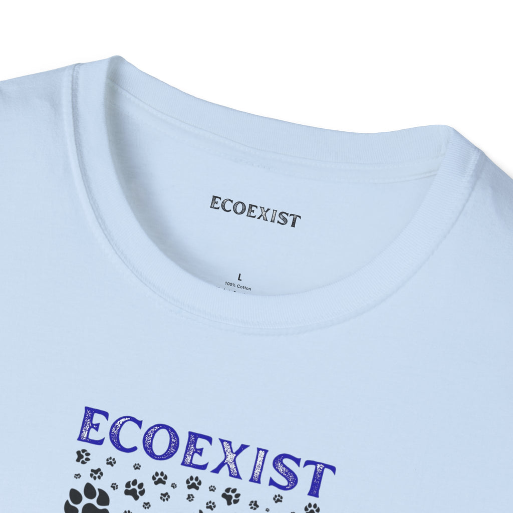 Ecoexist LifePaw Print T-Shirt — Wildlife Conservation Graphic Tee- Bigfoot