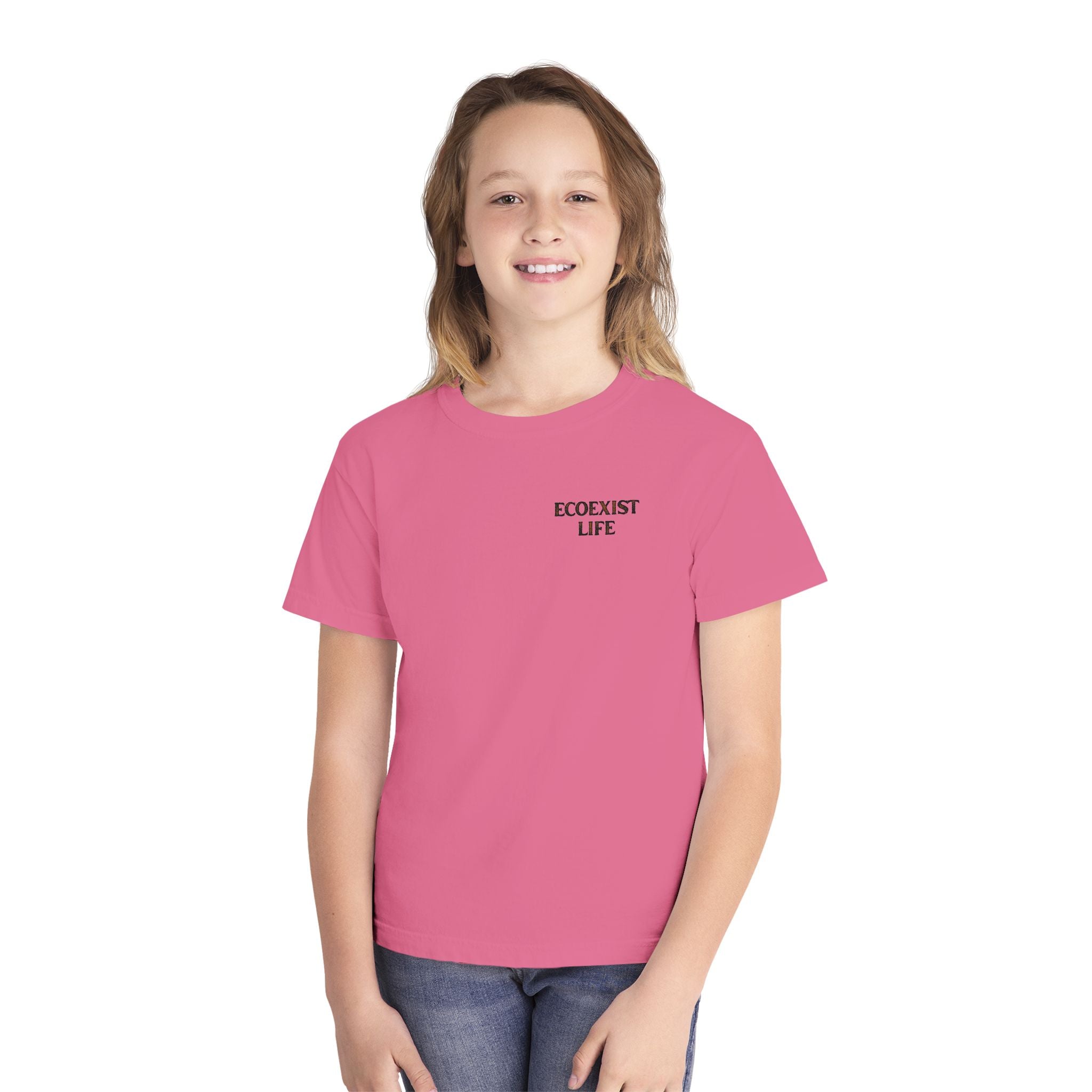 Ecoexist Life Youth Tee — 'Livin' the Wild Life' Pond Graphic
