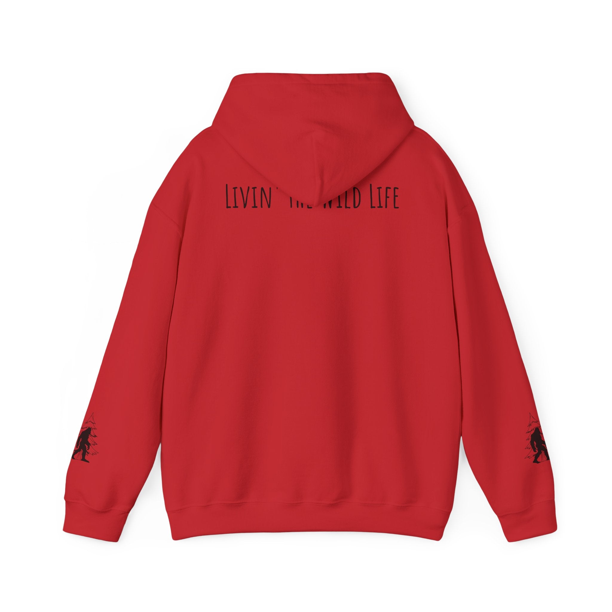 EcoExist Hoodie — "Livin' the Wild Life" Graphic Pullover