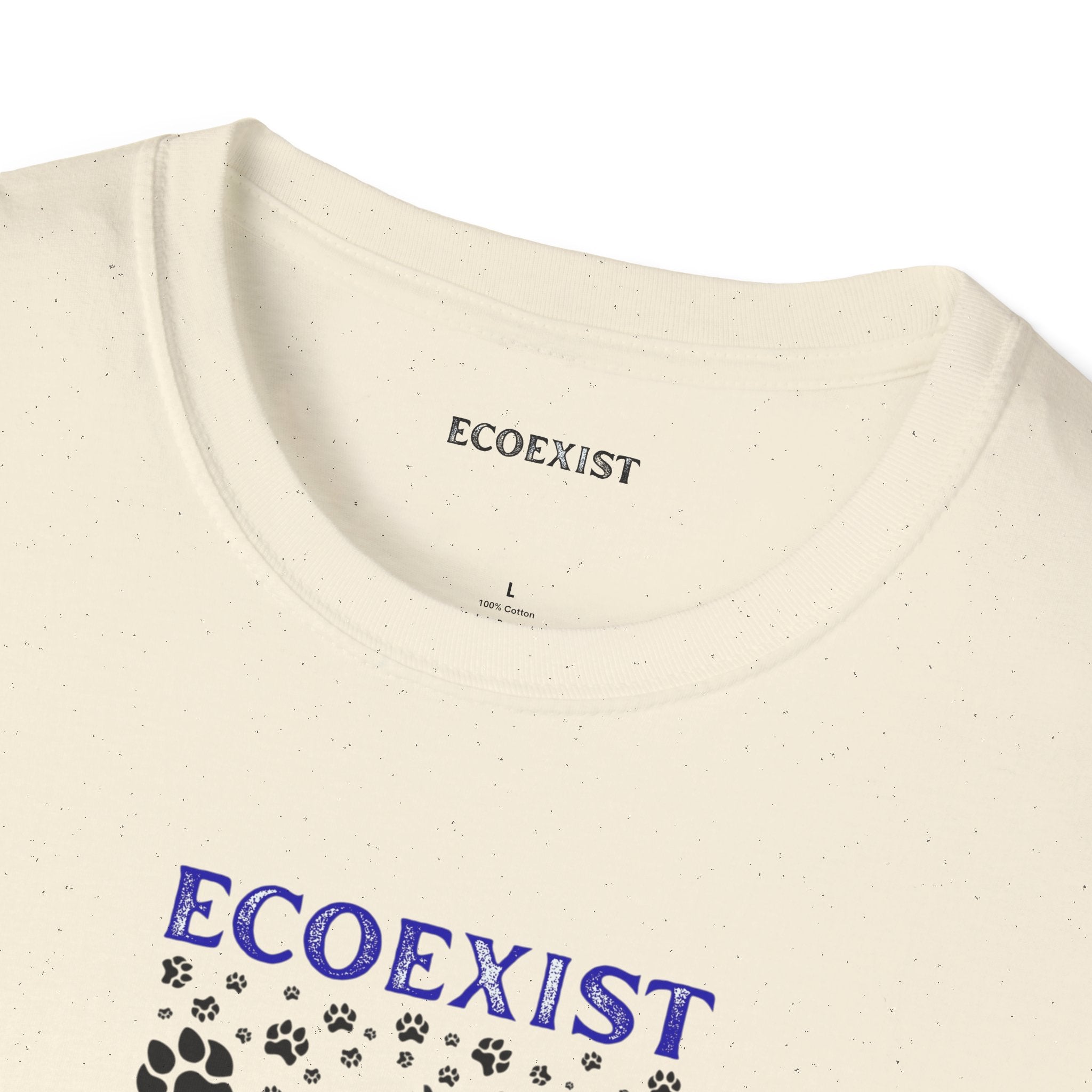 Ecoexist LifePaw Print T-Shirt — Wildlife Conservation Graphic Tee- Bigfoot