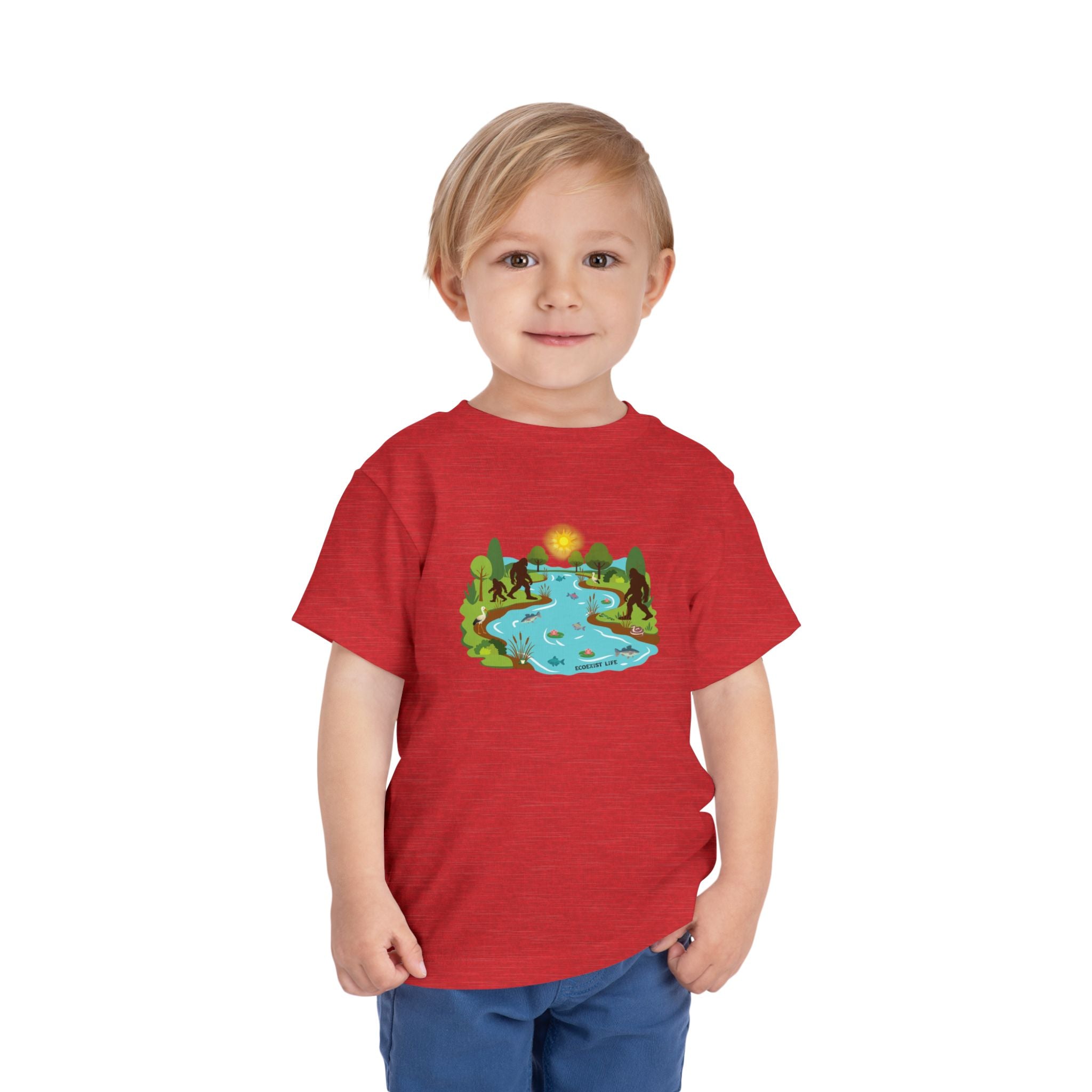 Ecoexist Life Toddler Tee — Livin' the Wild Life River Adventure