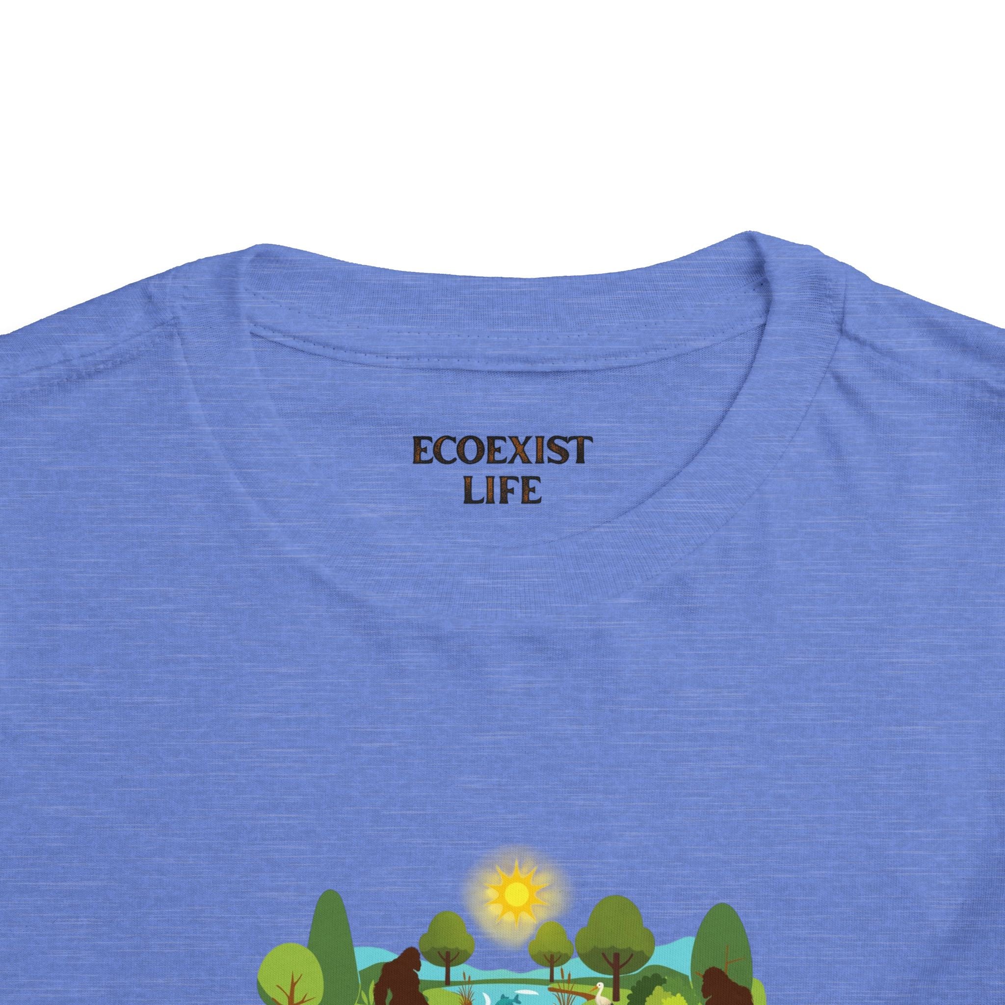 Ecoexist Life Toddler Tee — Livin' the Wild Life River Adventure