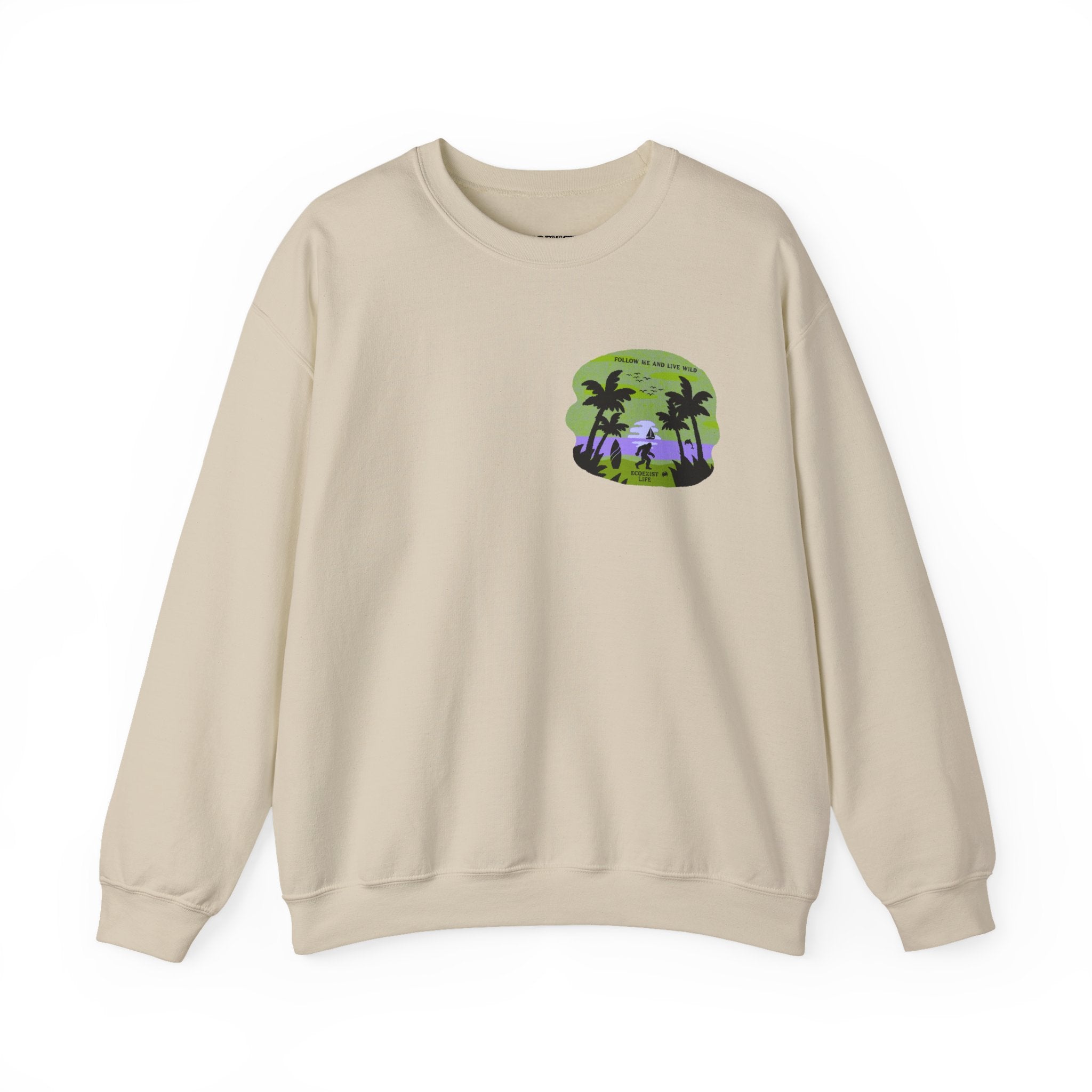 Tropical Sunset Crewneck Sweatshirt — Ecoexist Life