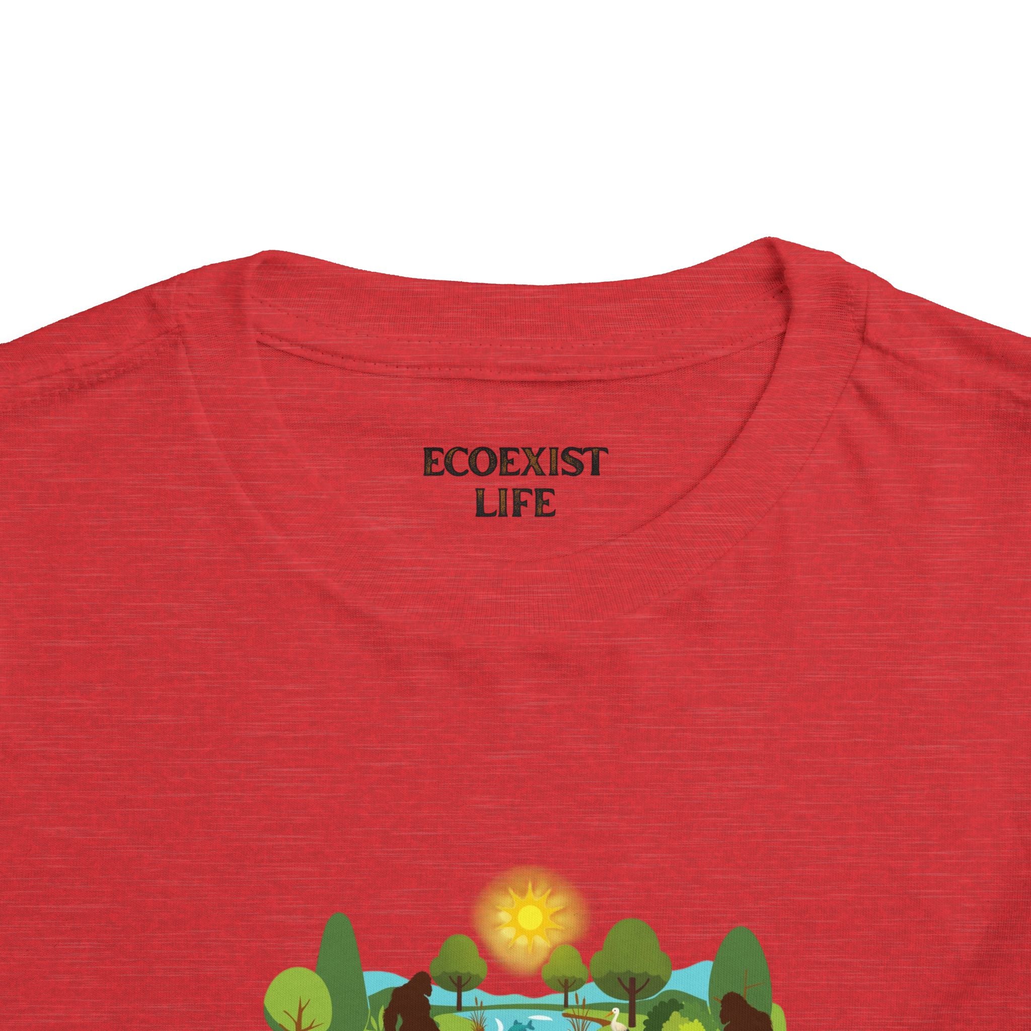 Ecoexist Life Toddler Tee — Livin' the Wild Life River Adventure