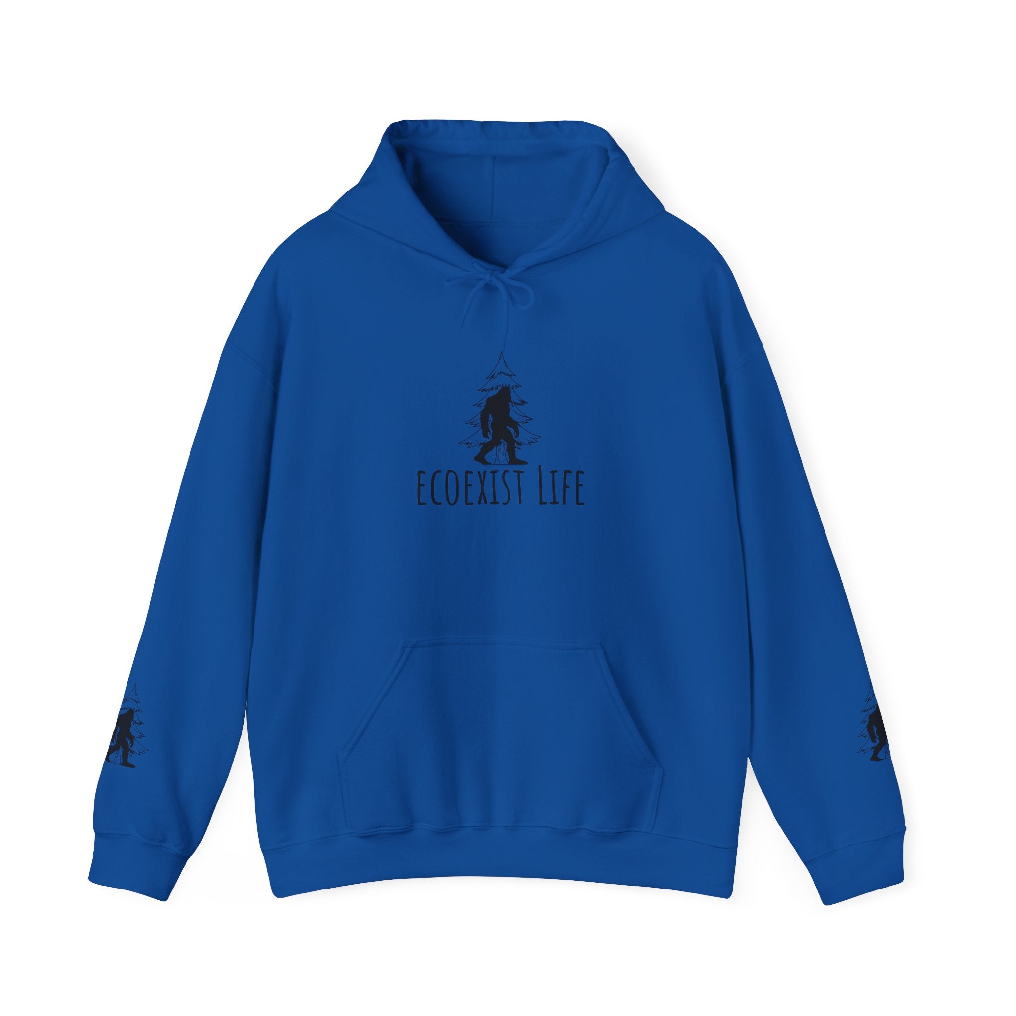 EcoExist Hoodie — "Livin' the Wild Life" Graphic Pullover