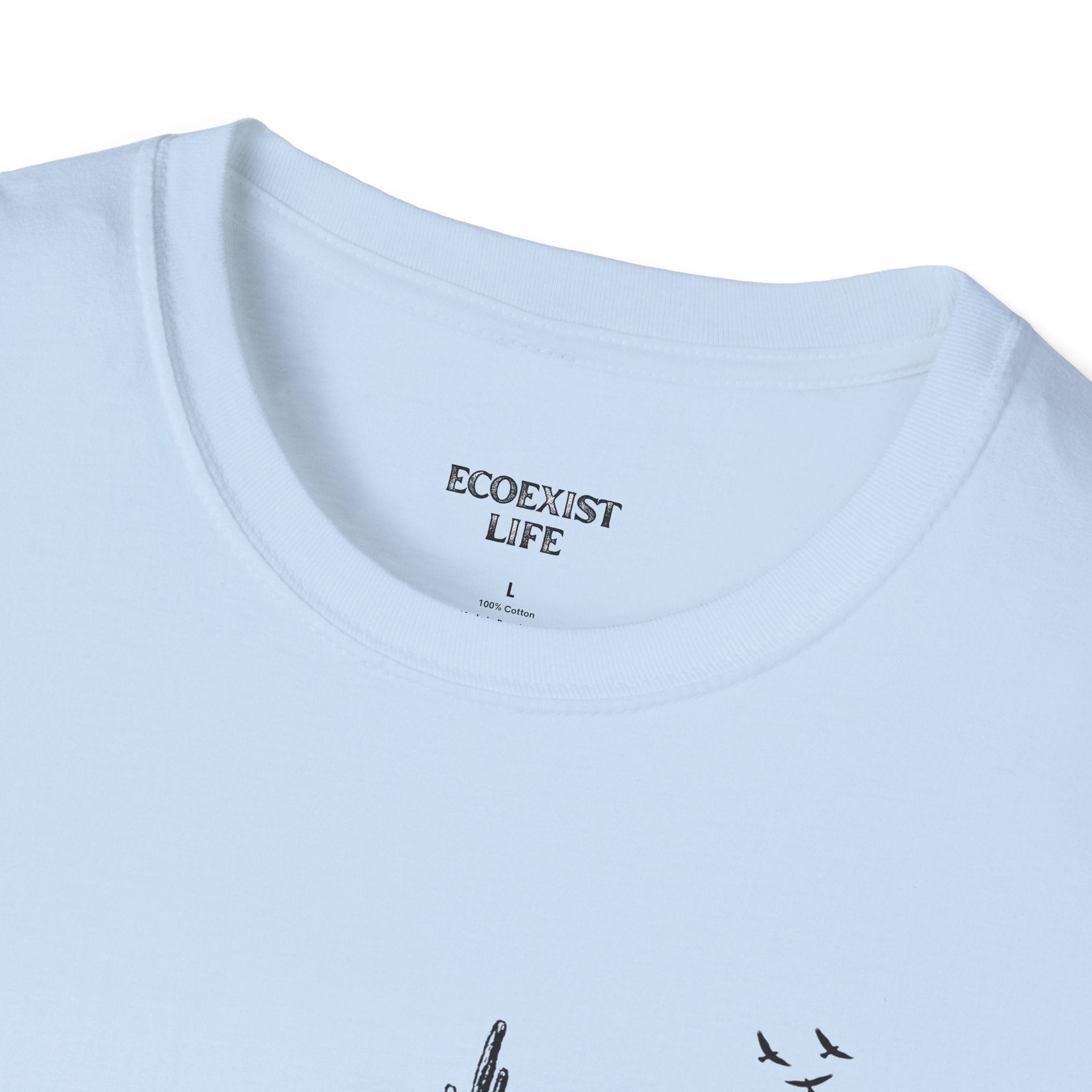 Ecoexist Life T‑Shirt — Desert Sasquatch Graphic Tee