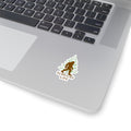 EcoExist Bigfoot Sticker — Eco-Friendly Sasquatch Kiss-Cut Vinyl Sticker
