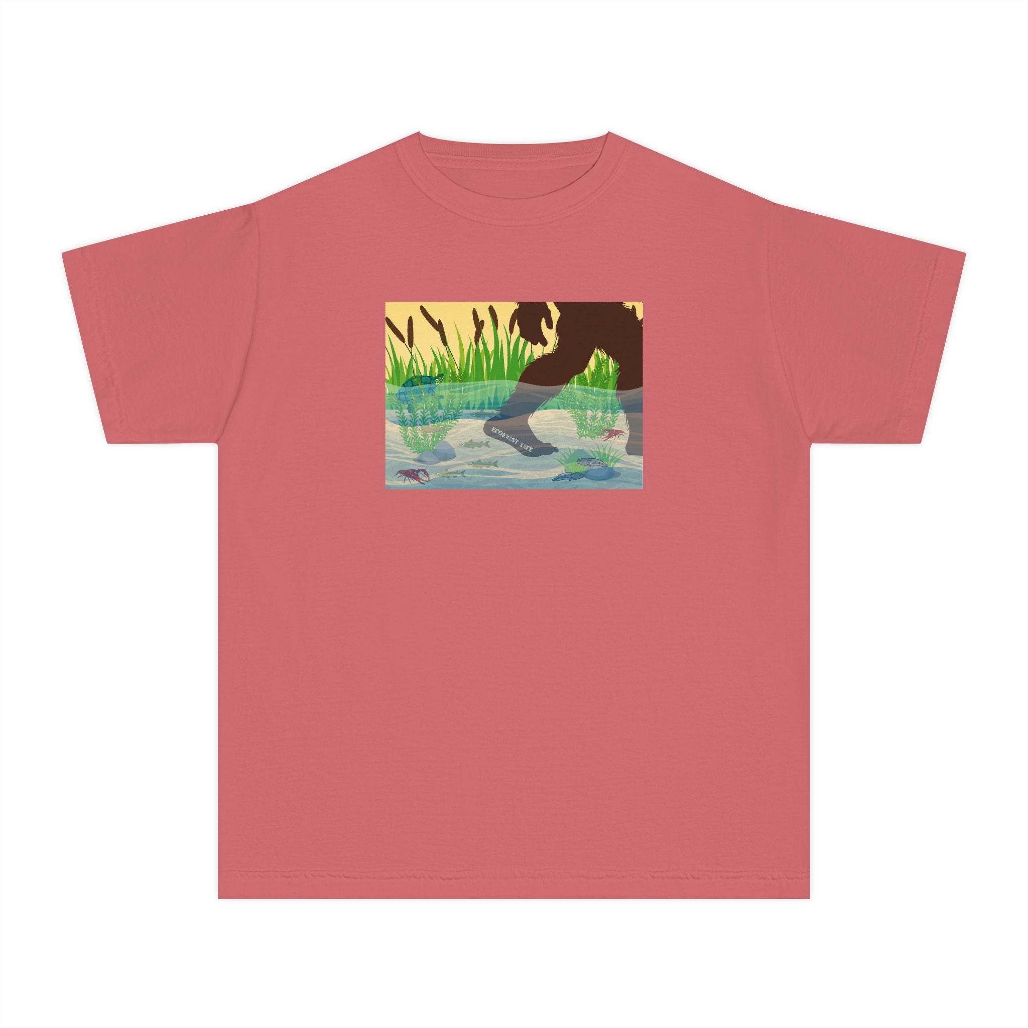 Youth Tee — 'Livin' the Wild Life' Duck Pond Graphic