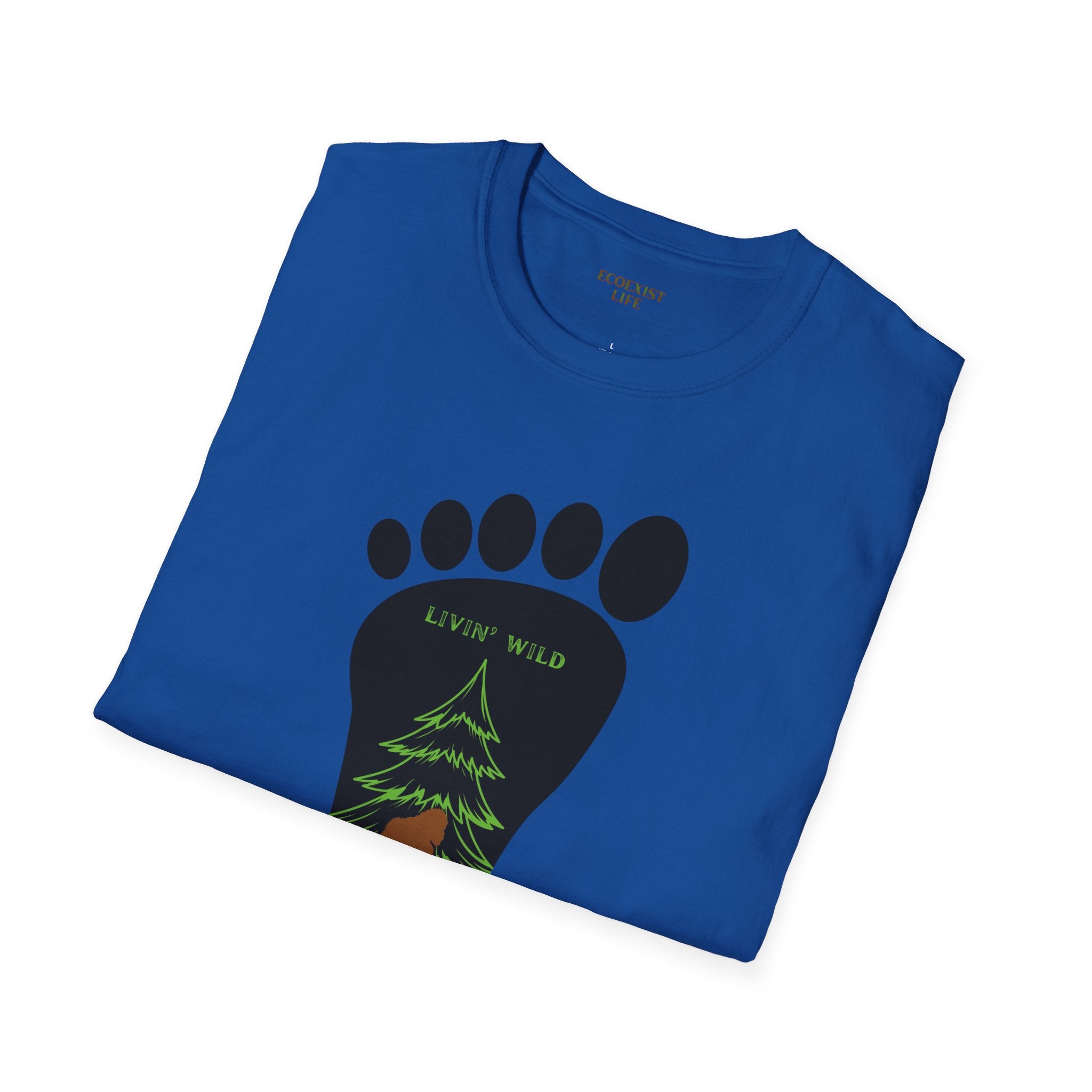 Bigfoot Footprint T‑Shirt – Ecoexist Life Tee