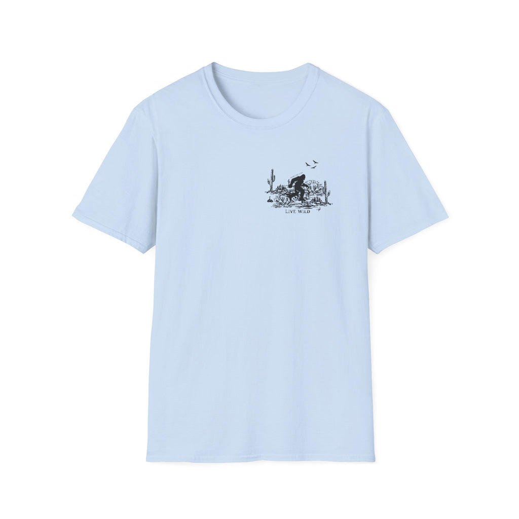 T‑Shirt — Desert Sasquatch Graphic Tee; ecoexist