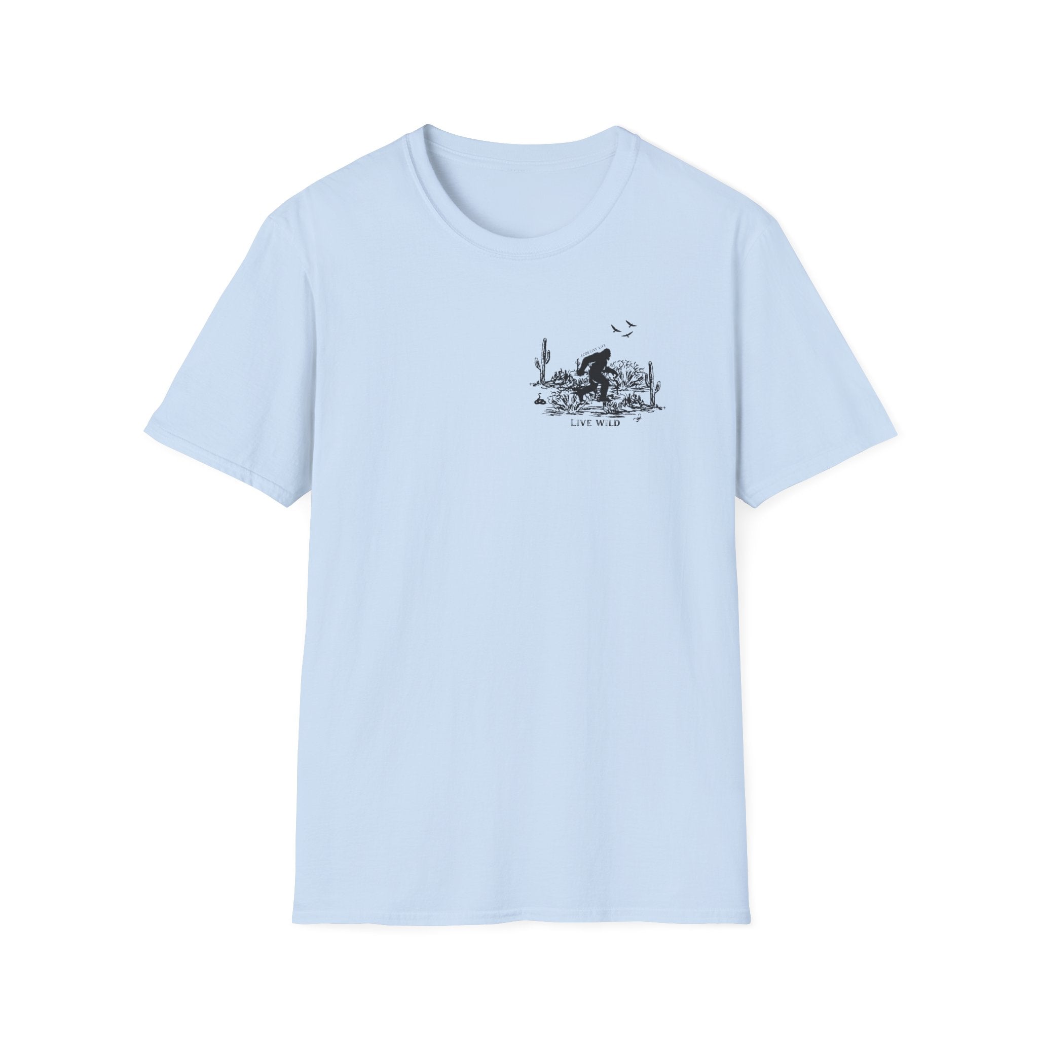T‑Shirt — Desert Sasquatch Graphic Tee; ecoexist