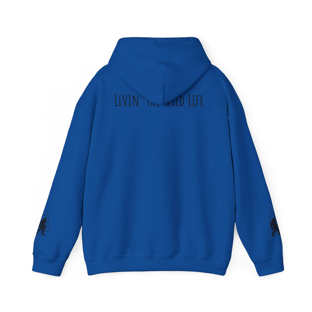 EcoExist Hoodie — "Livin' the Wild Life" Graphic Pullover