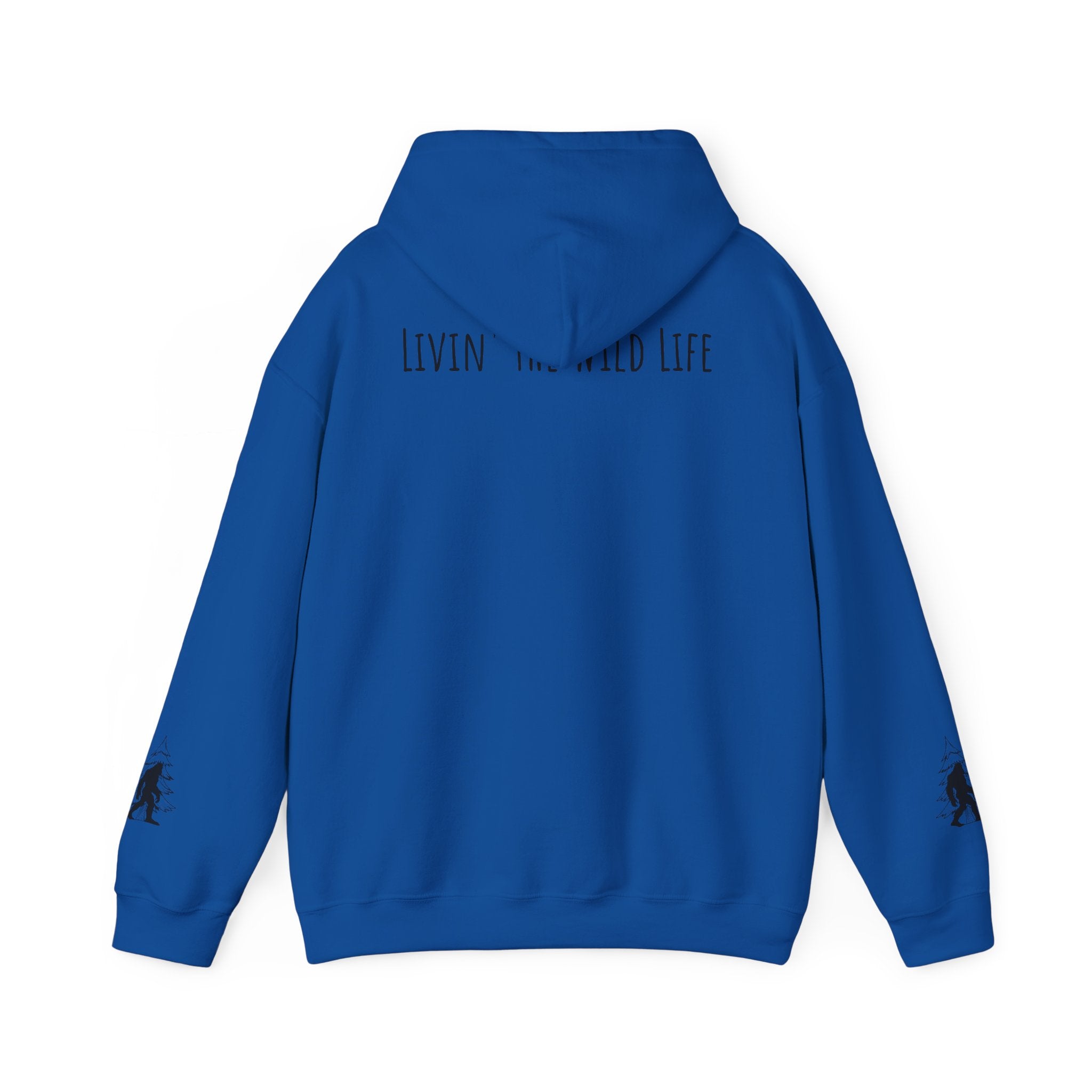 EcoExist Hoodie — "Livin' the Wild Life" Graphic Pullover