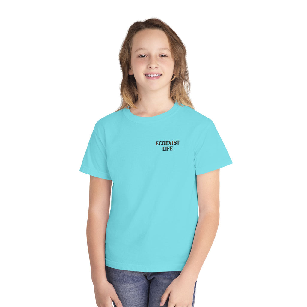 Ecoexist Life Youth Tee — 'Livin' the Wild Life' Pond Graphic