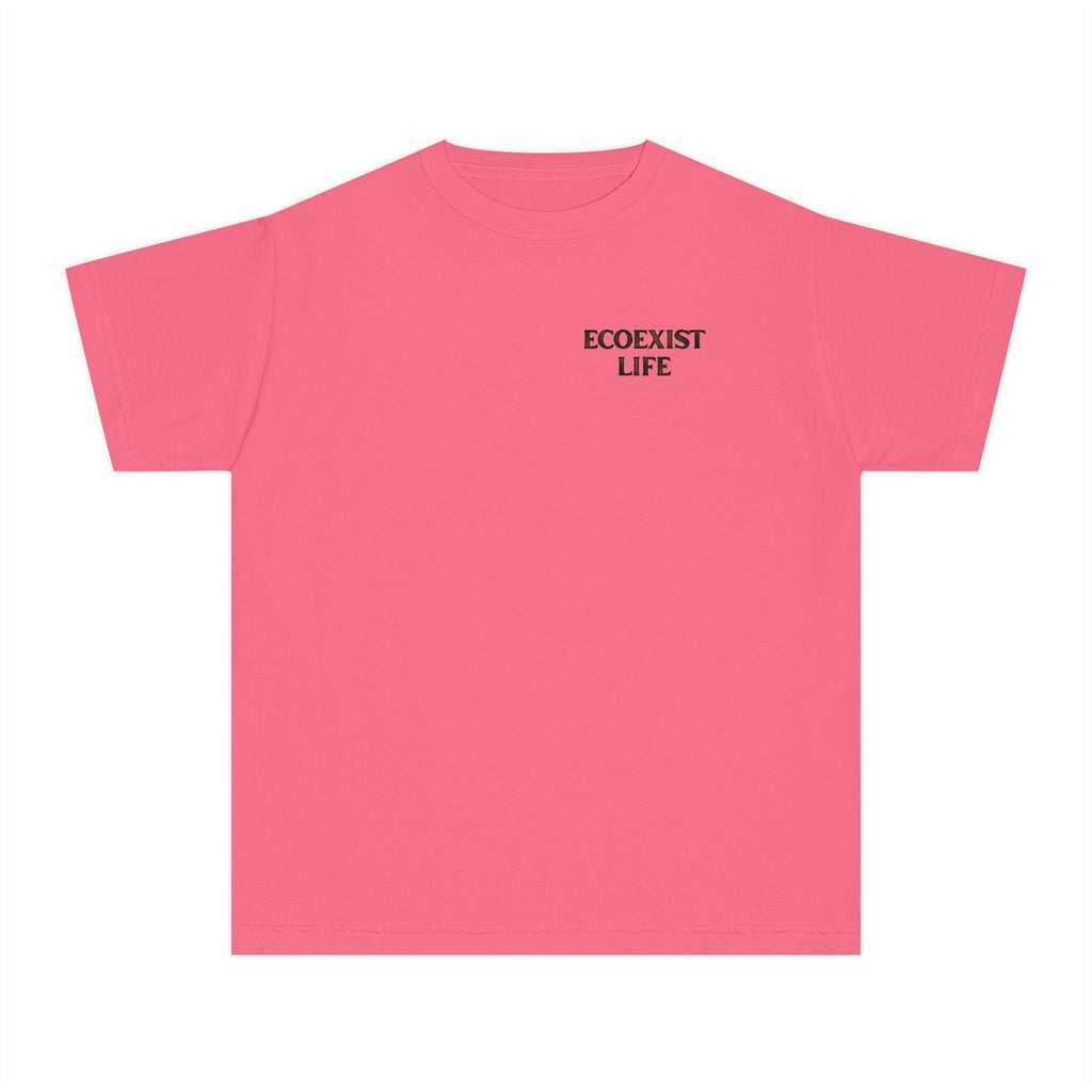 Ecoexist Life Youth Tee — 'Livin' the Wild Life' Pond Graphic