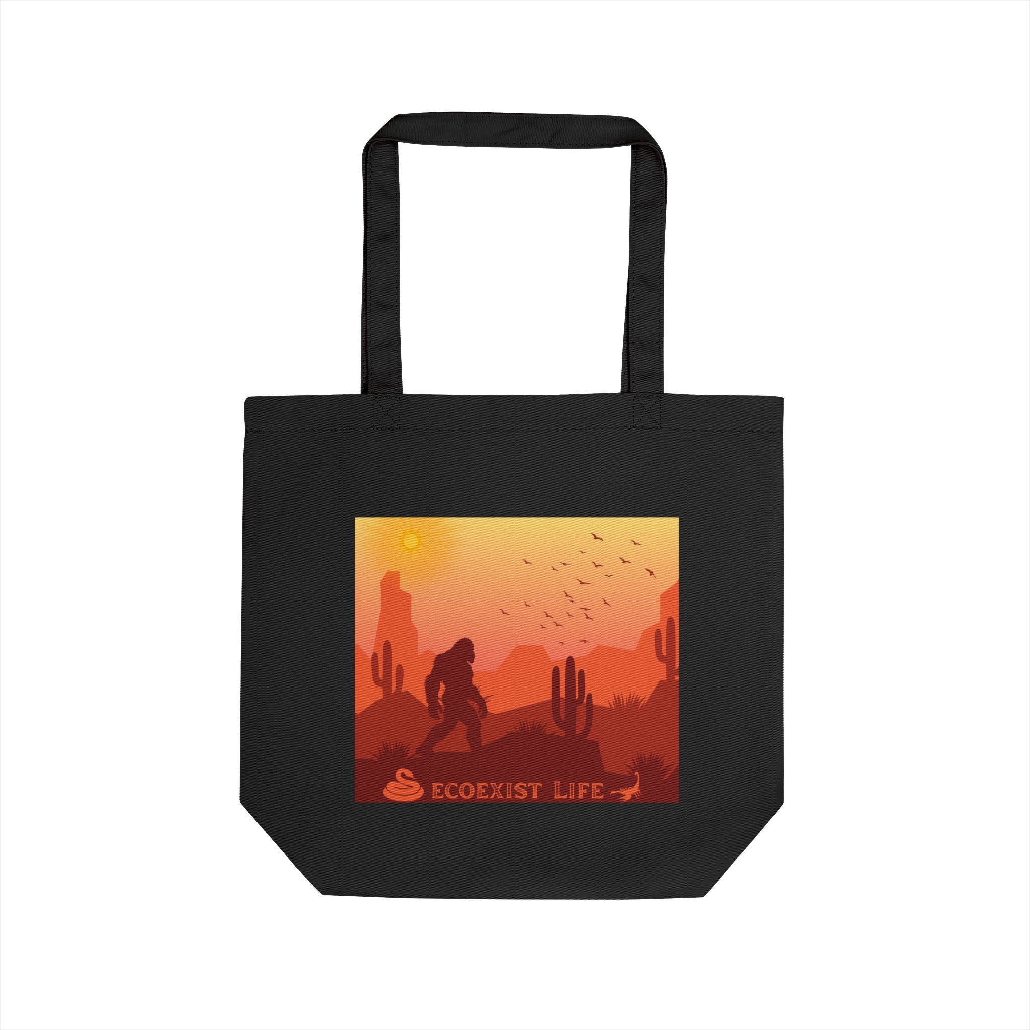 Tote Bag — Desert Sunset Hiking Eco Tote (Desert Life)Ecoexist Life